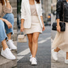 Tenis blancos para outfits mujer: cómo usarlos
