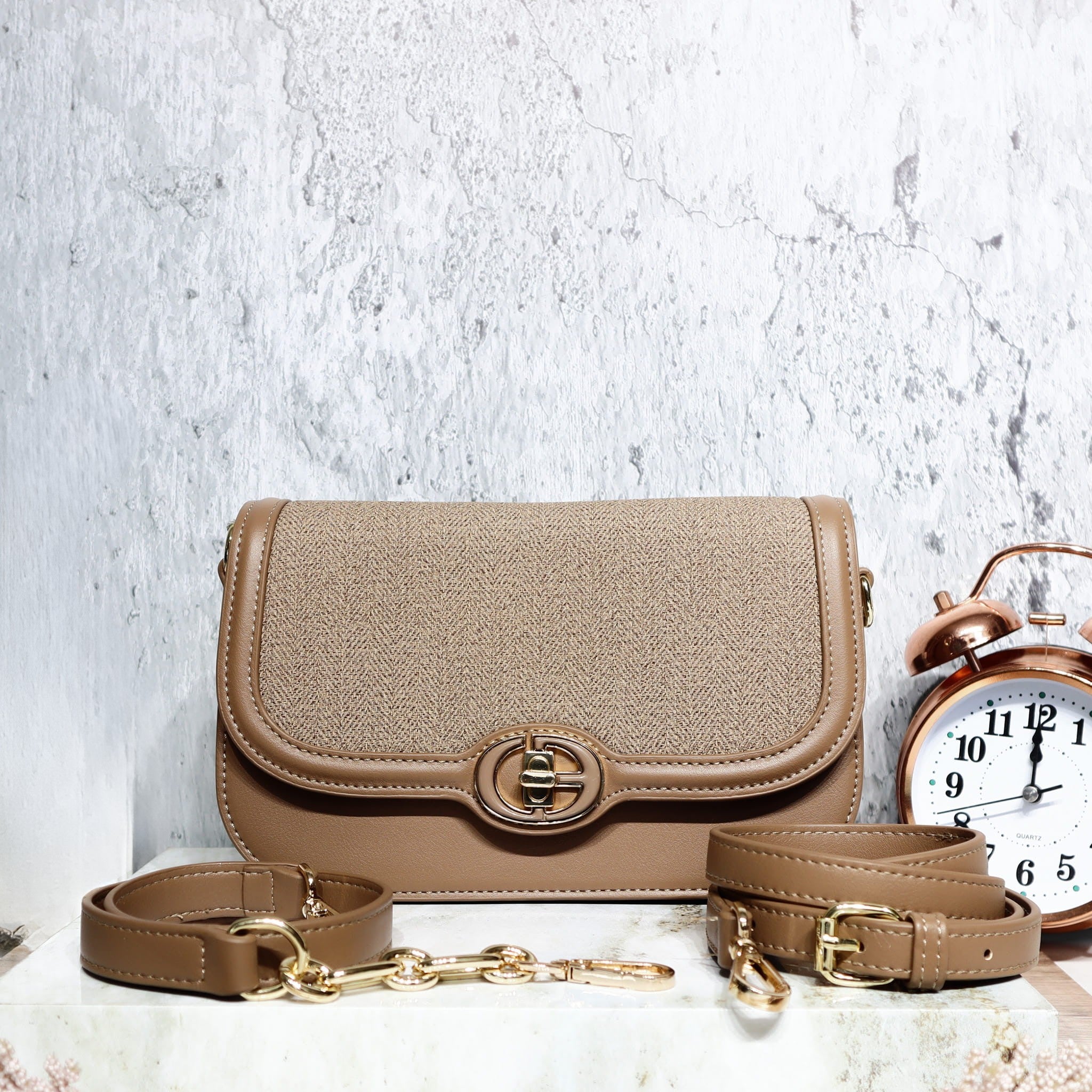 Bolso para mujer BOLZ6744 TAUPE