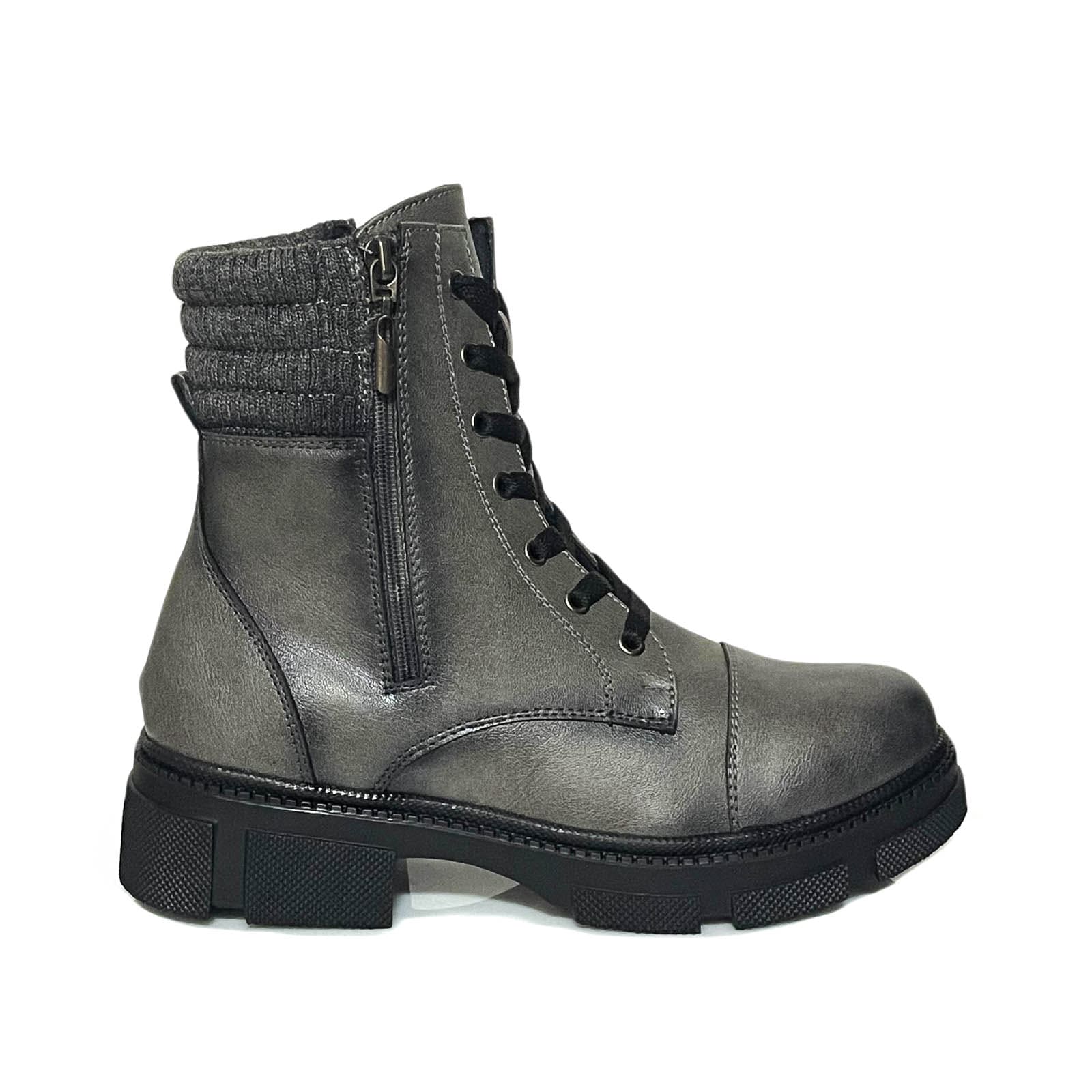 Bota gris para mujer 1242-Z581