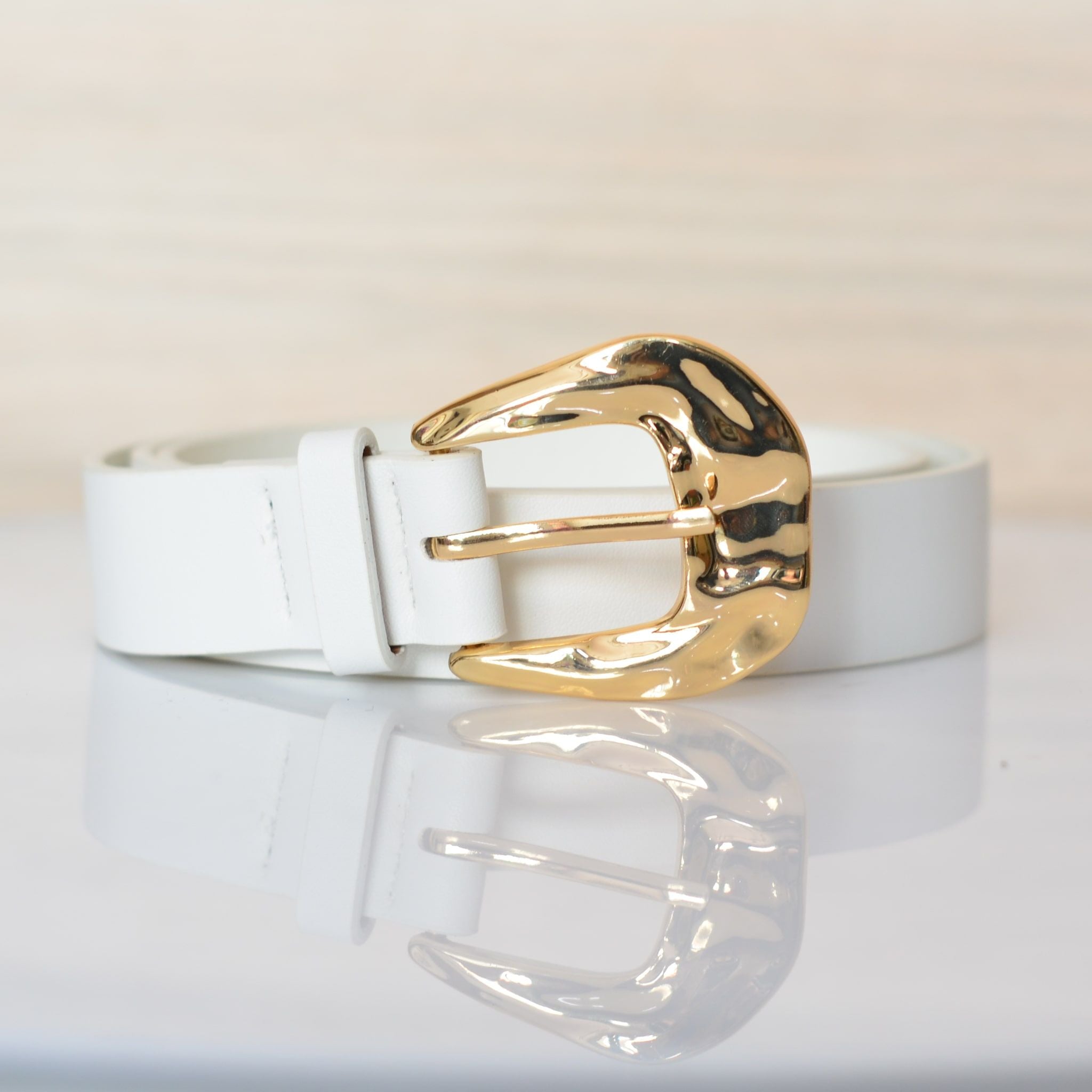 Correa blanco para mujer BELT1-Z390