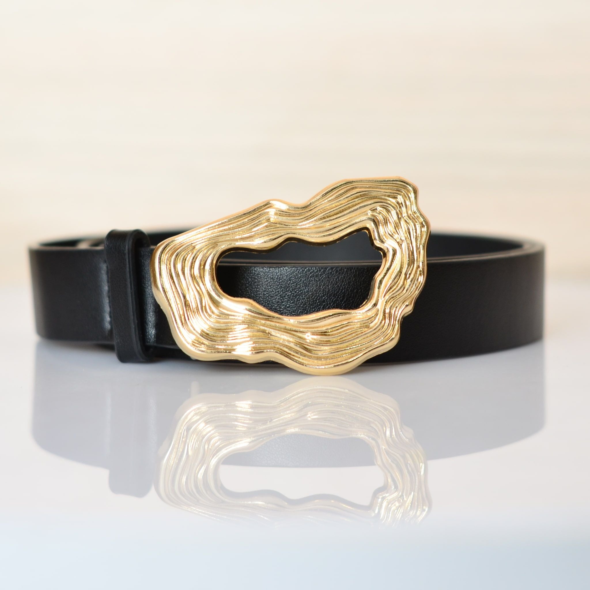 Correa negro para mujer BELT4-Z390