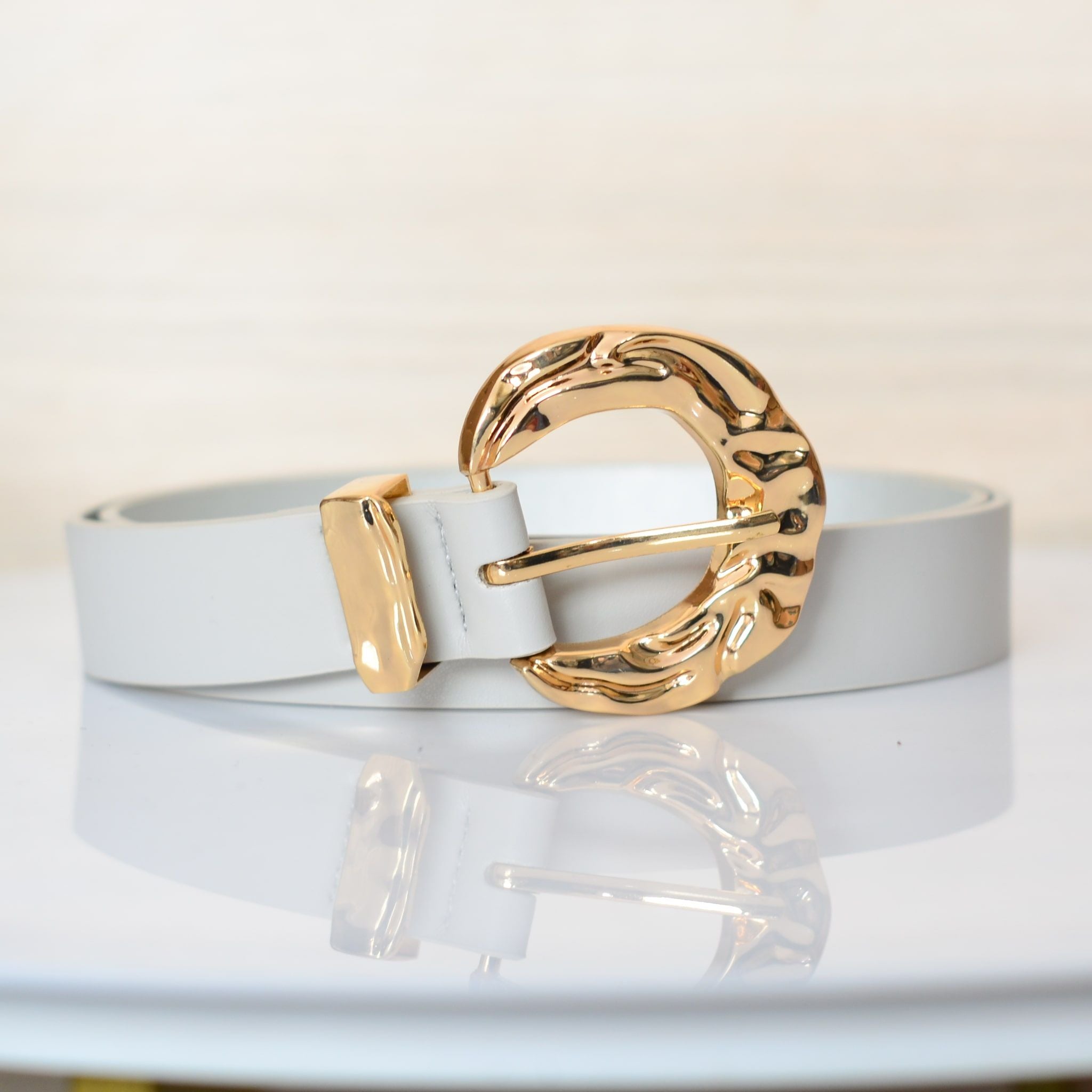 Correa gris para mujer BELT7-Z390