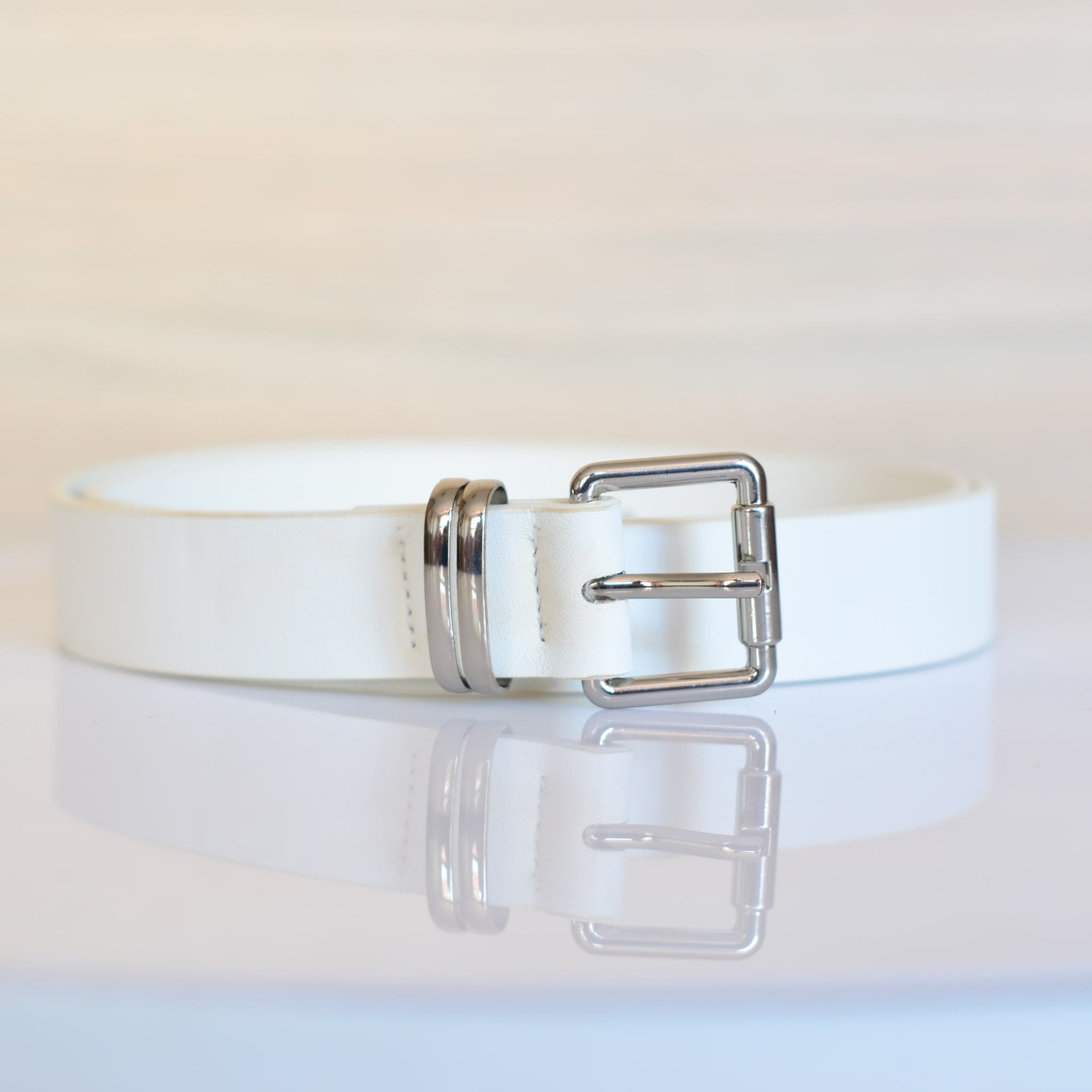 Correa blanco para mujer BELT8-Z390