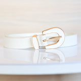 Correa blanco para mujer BELT9-Z390