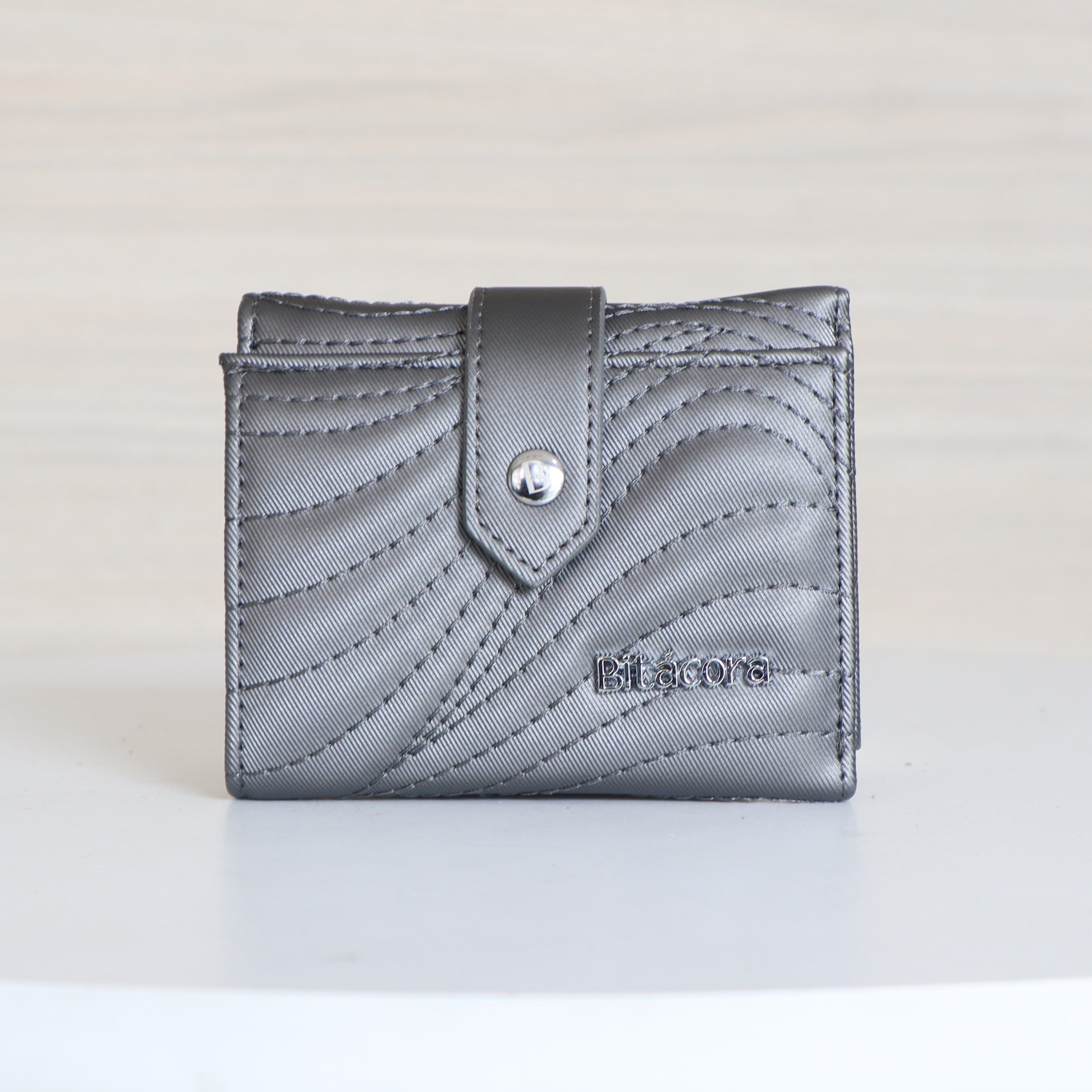 Billetera pequeña plomo para mujer BI-2196