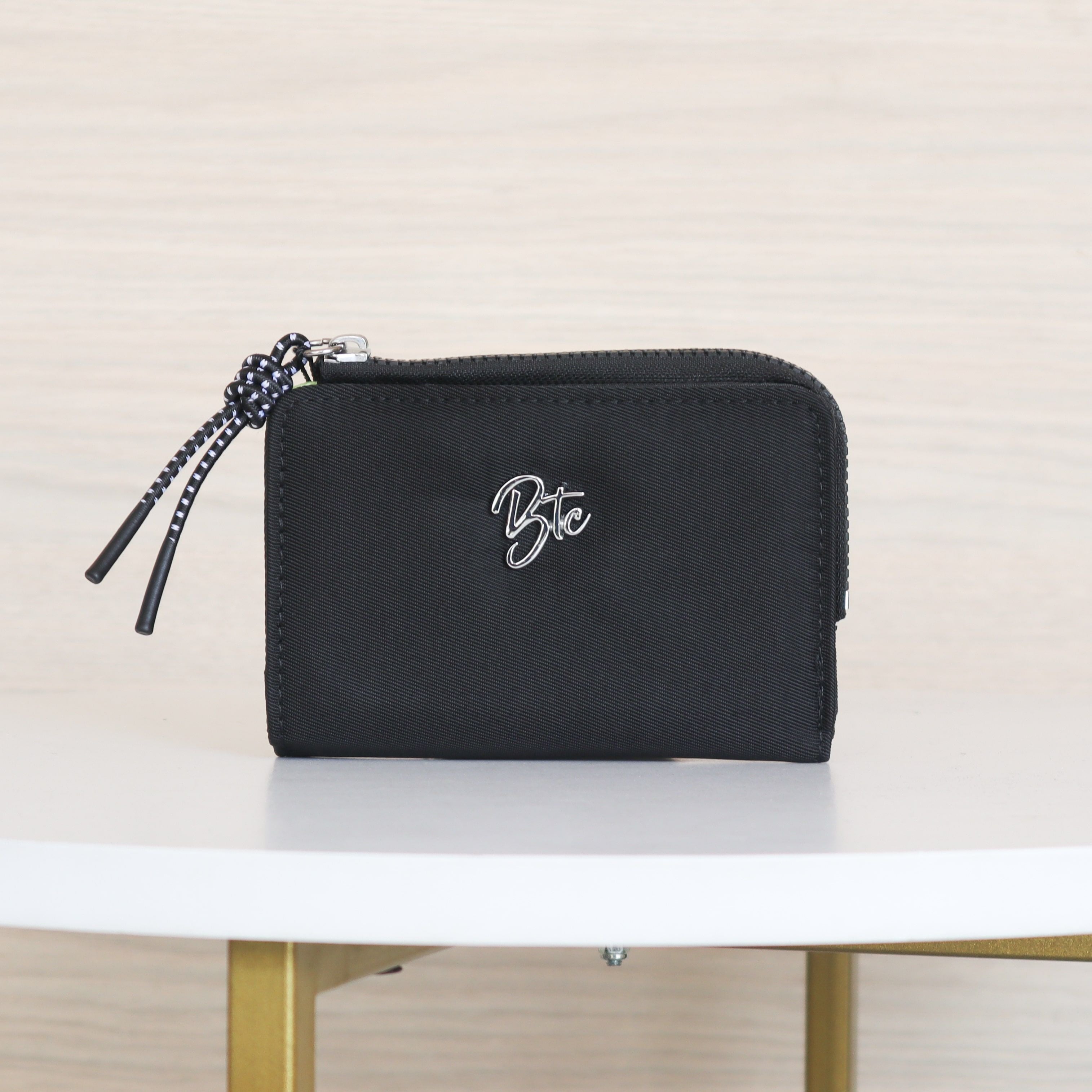 Billetera pequeña negro para mujer BI-OSAKA