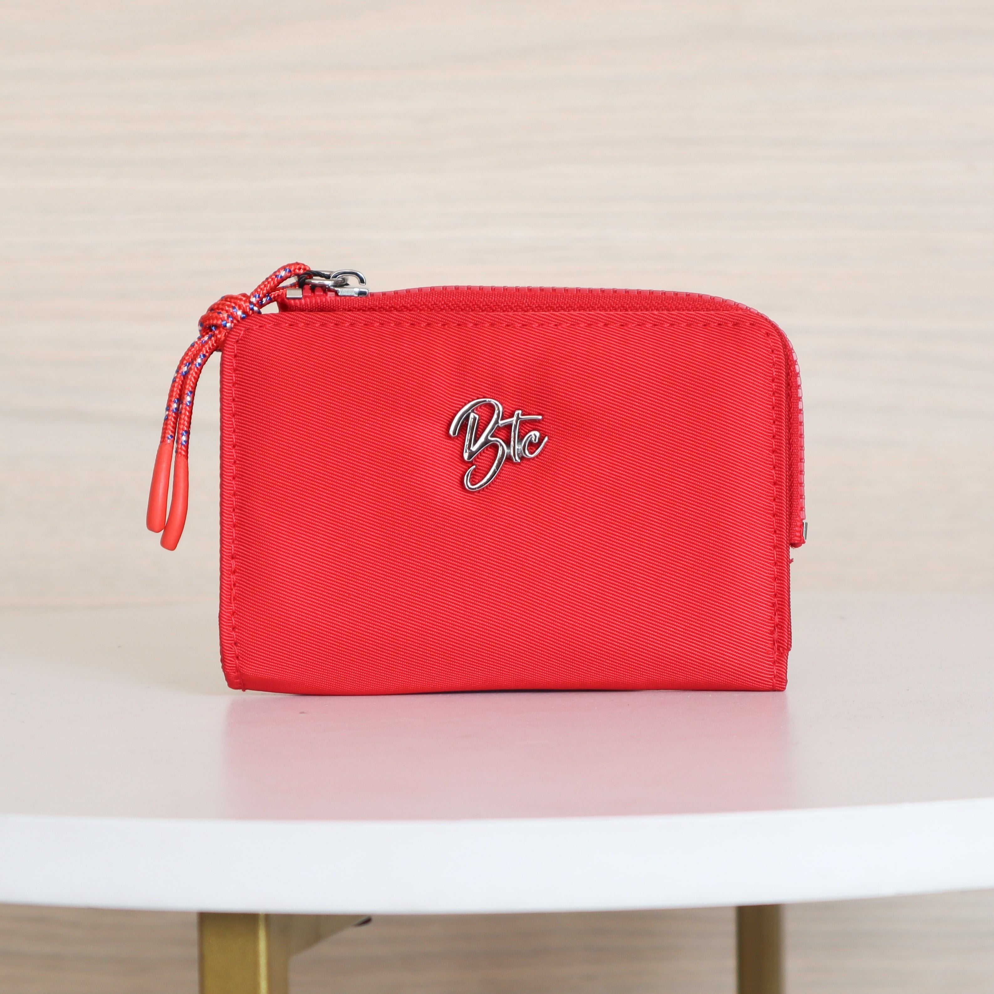 Billetera pequeña rojo para mujer BI-OSAKA