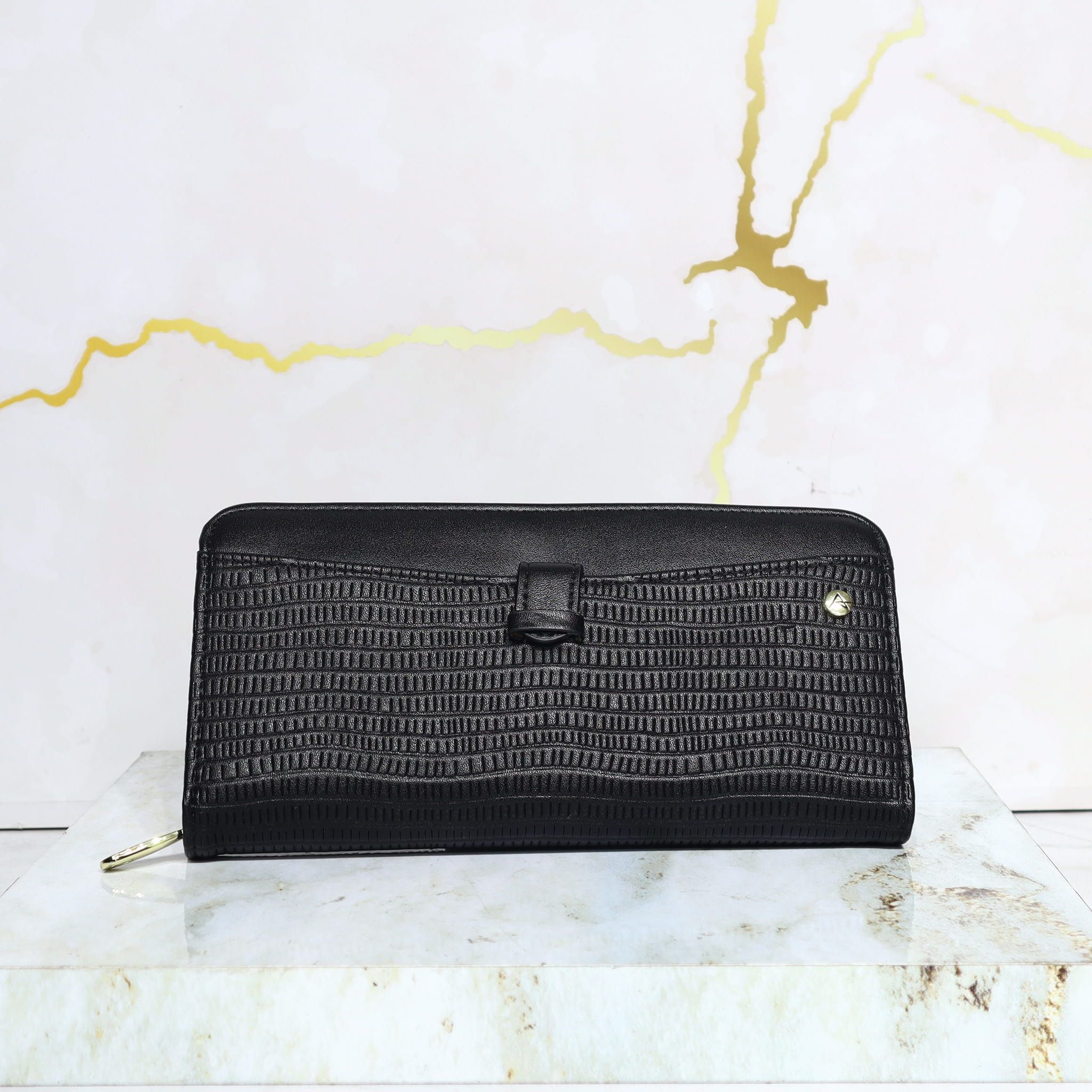 Billetera pequeña negro para mujer BI2003-6