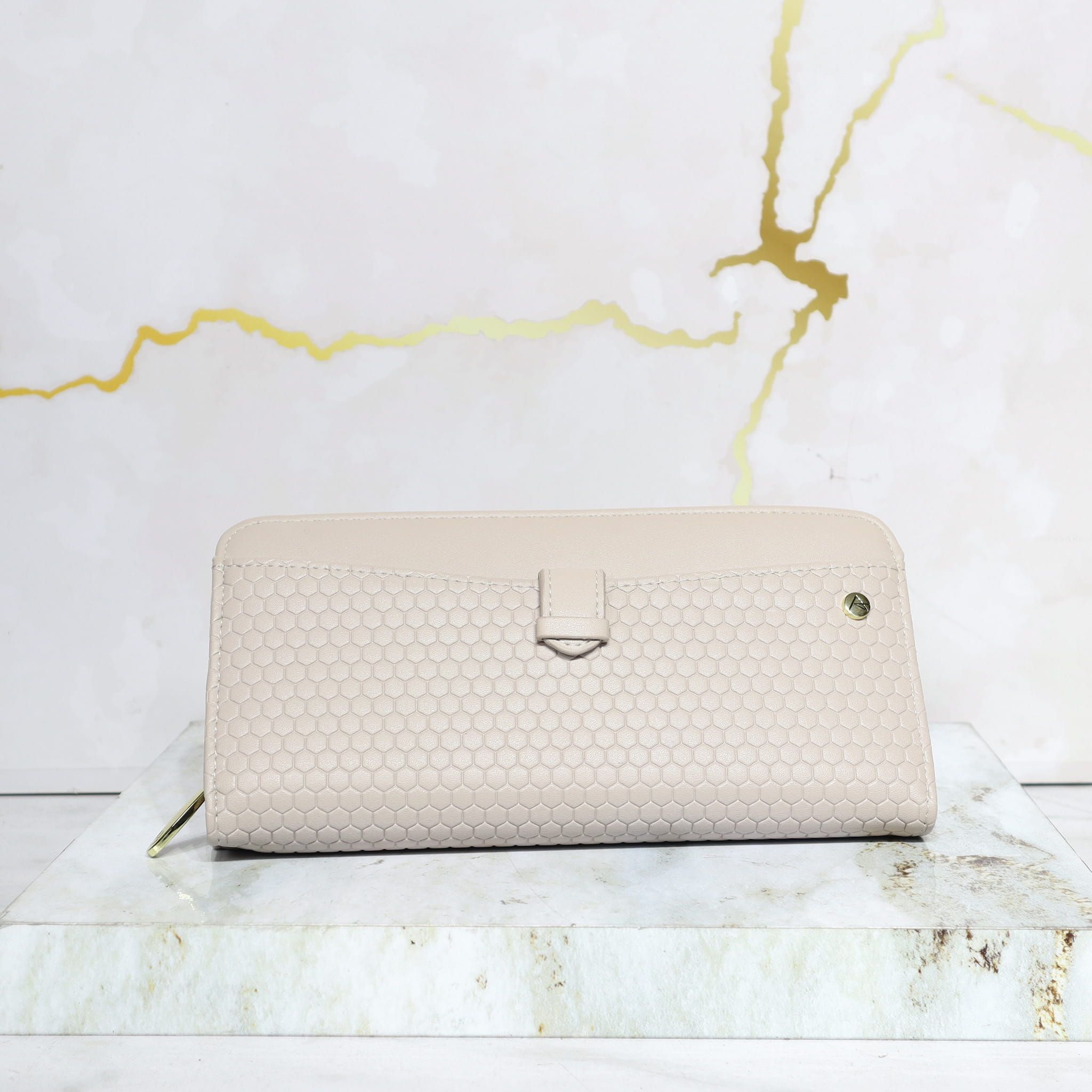 Billetera pequeña gris para mujer BI2003-9