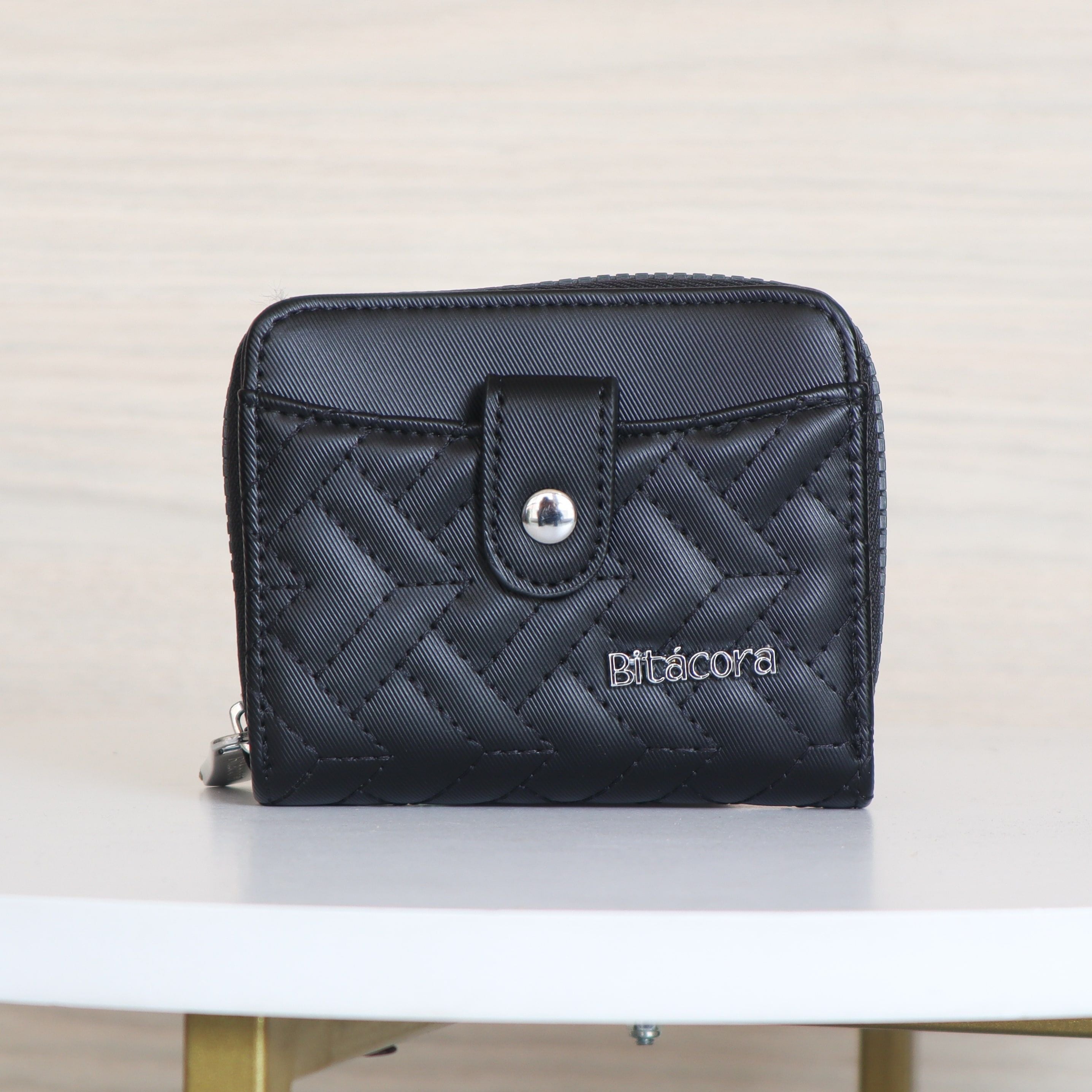 Billetera pequeña negro para mujer BI-2197