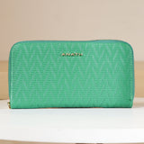 Billetera grande verde para mujer BI60017-21