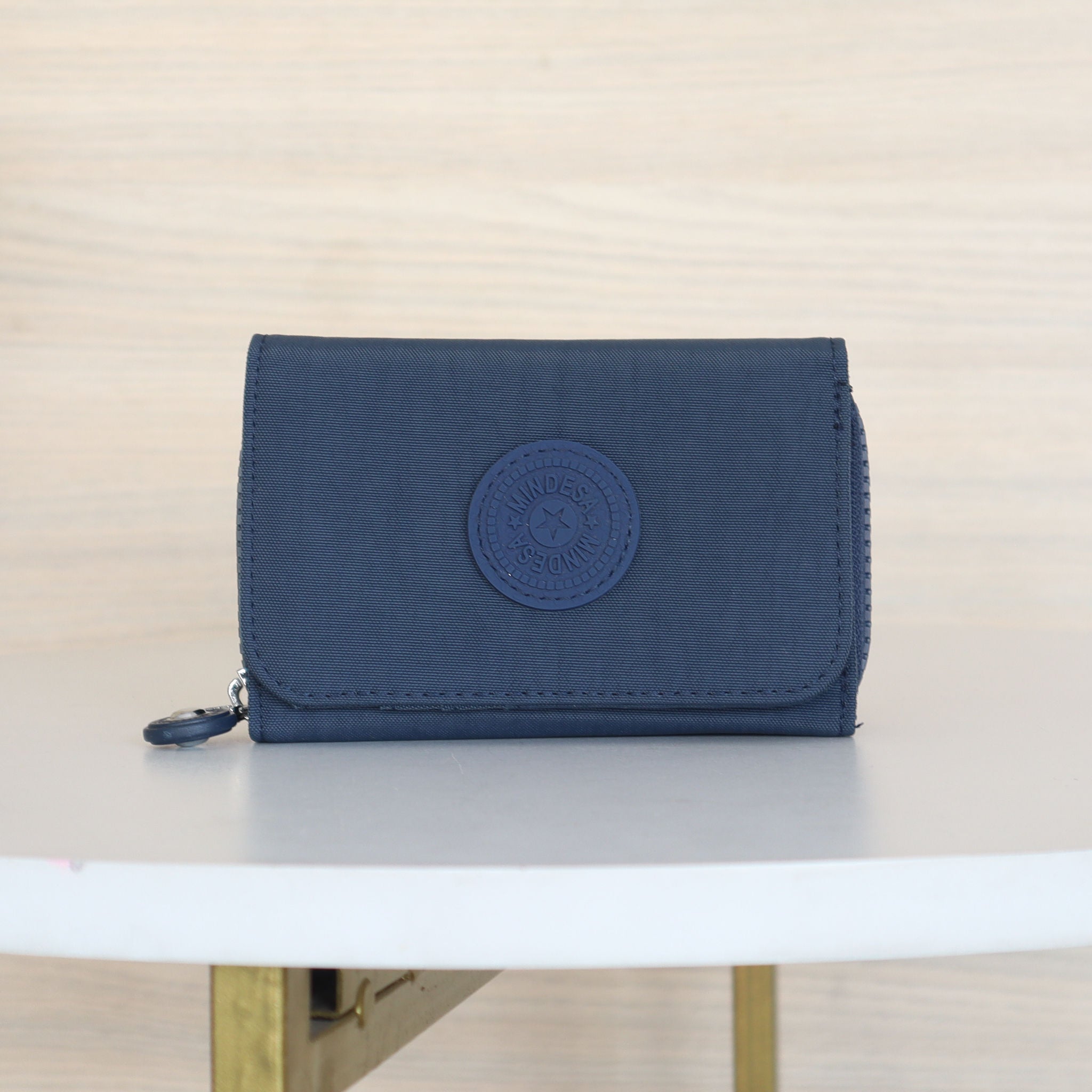 Billetera pequeña azul para mujer BIZ8121