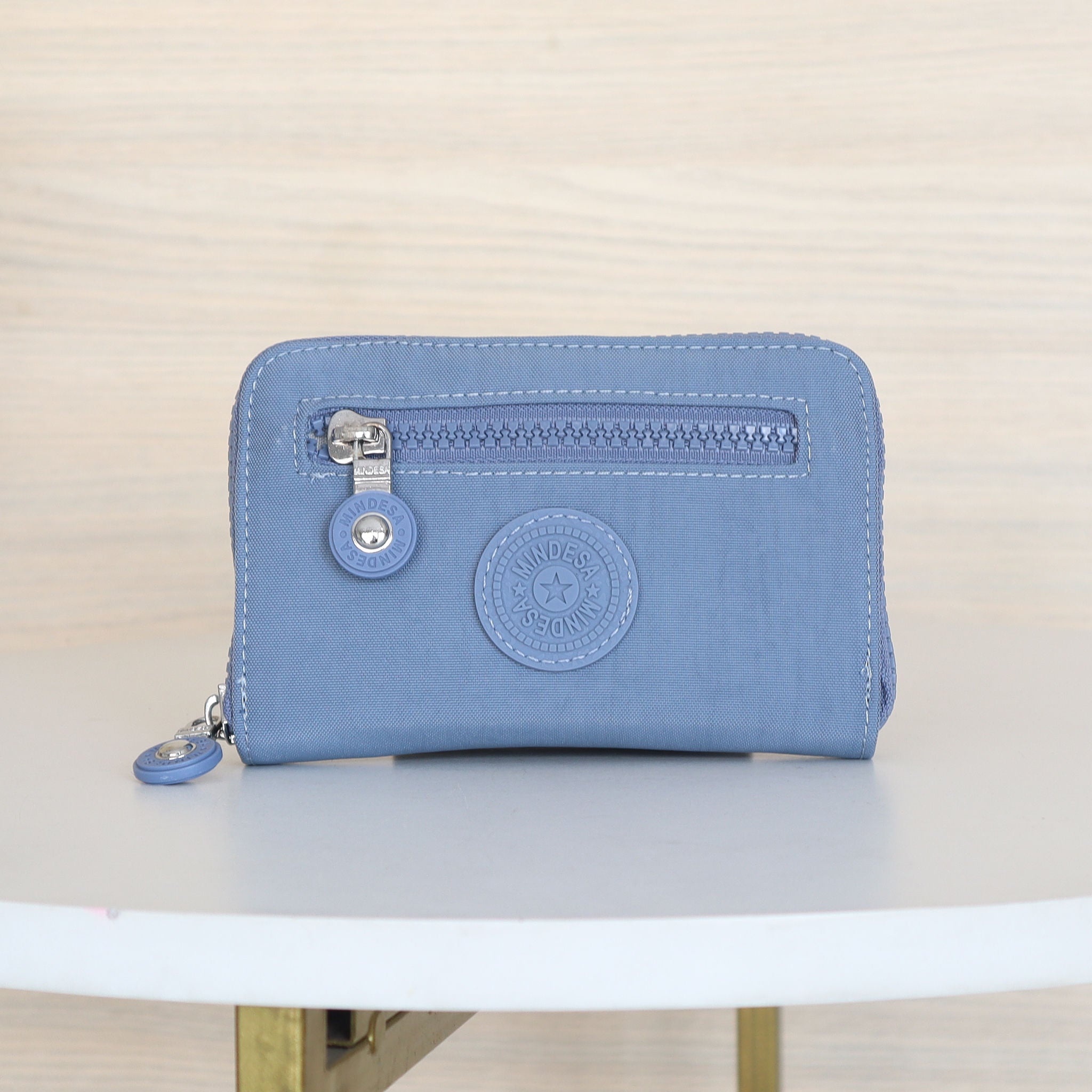 Billetera pequeña azul para mujer BIZ8170