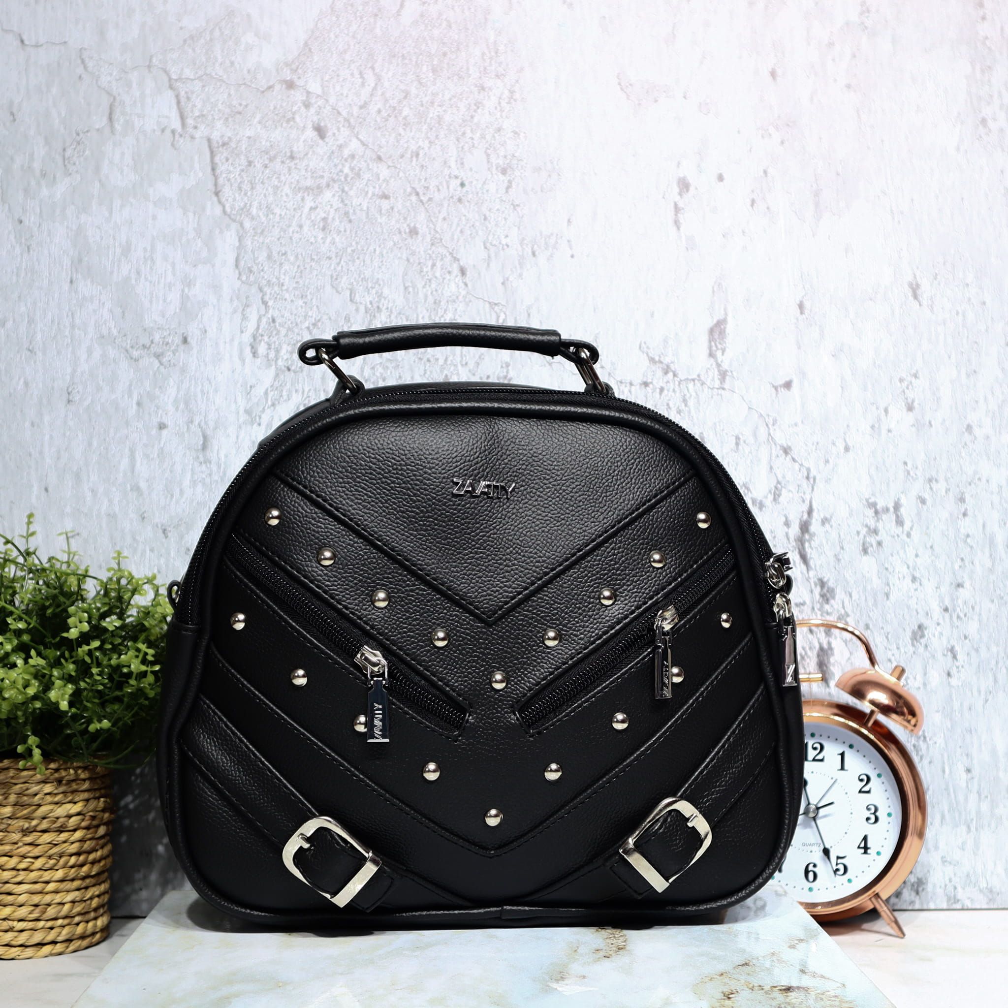 Bolso negro x taches para mujer BOL609