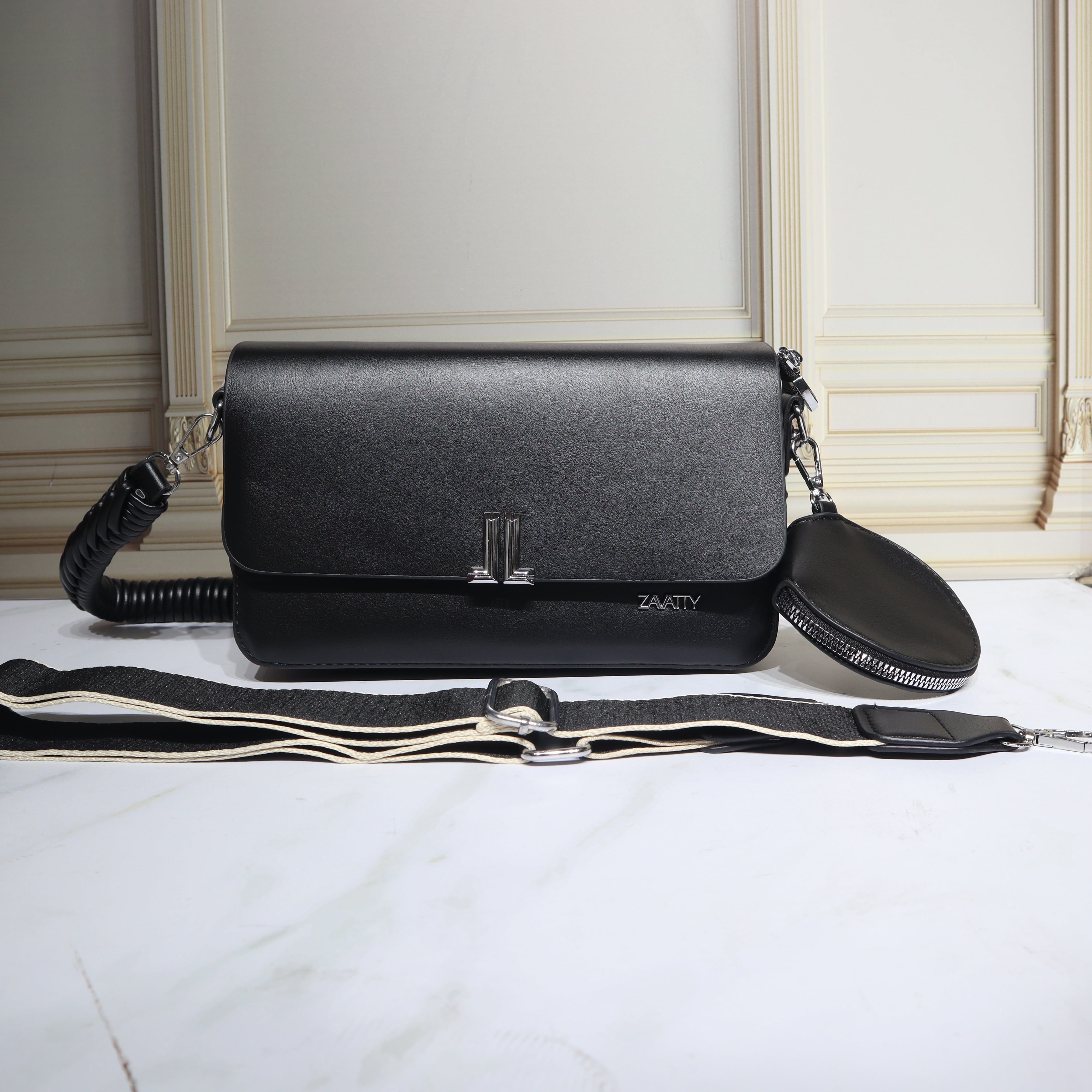 Bolso pequeño negro para mujer BOLZ0913