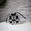 Bolsos fiesta negro x plata para mujer BOLZ1009H