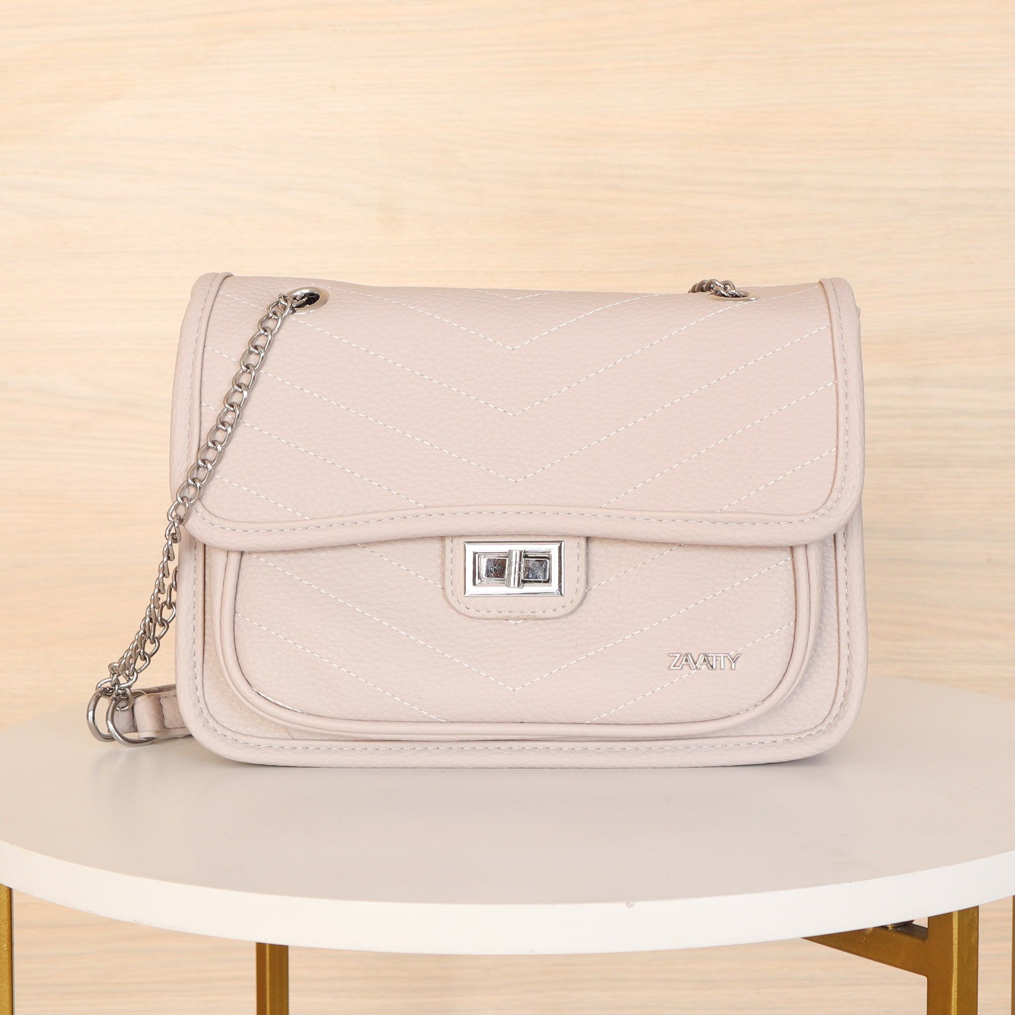 Bolso gris para mujer BOLZ153