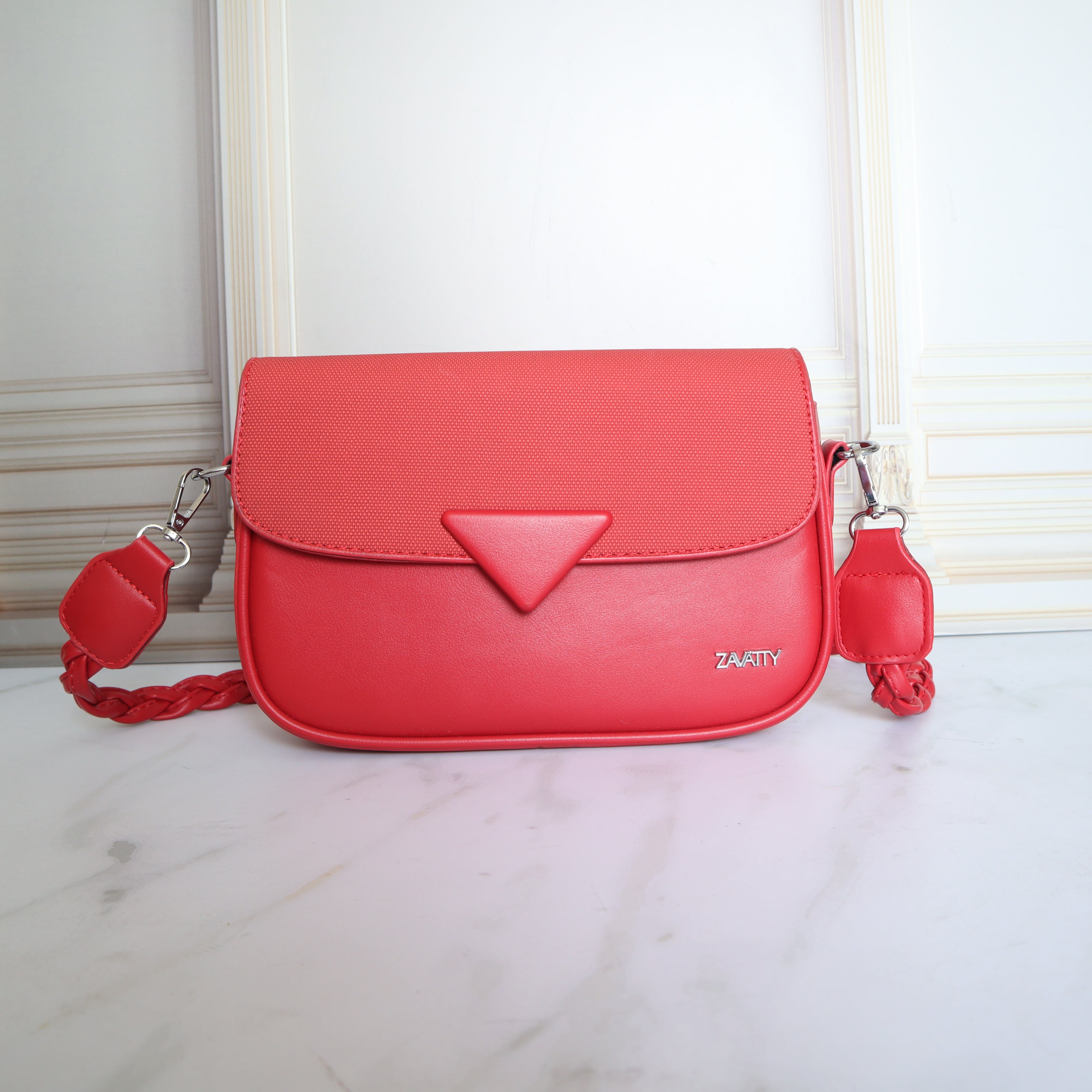 Bolso pequeño rojo para mujer BOLZ1579