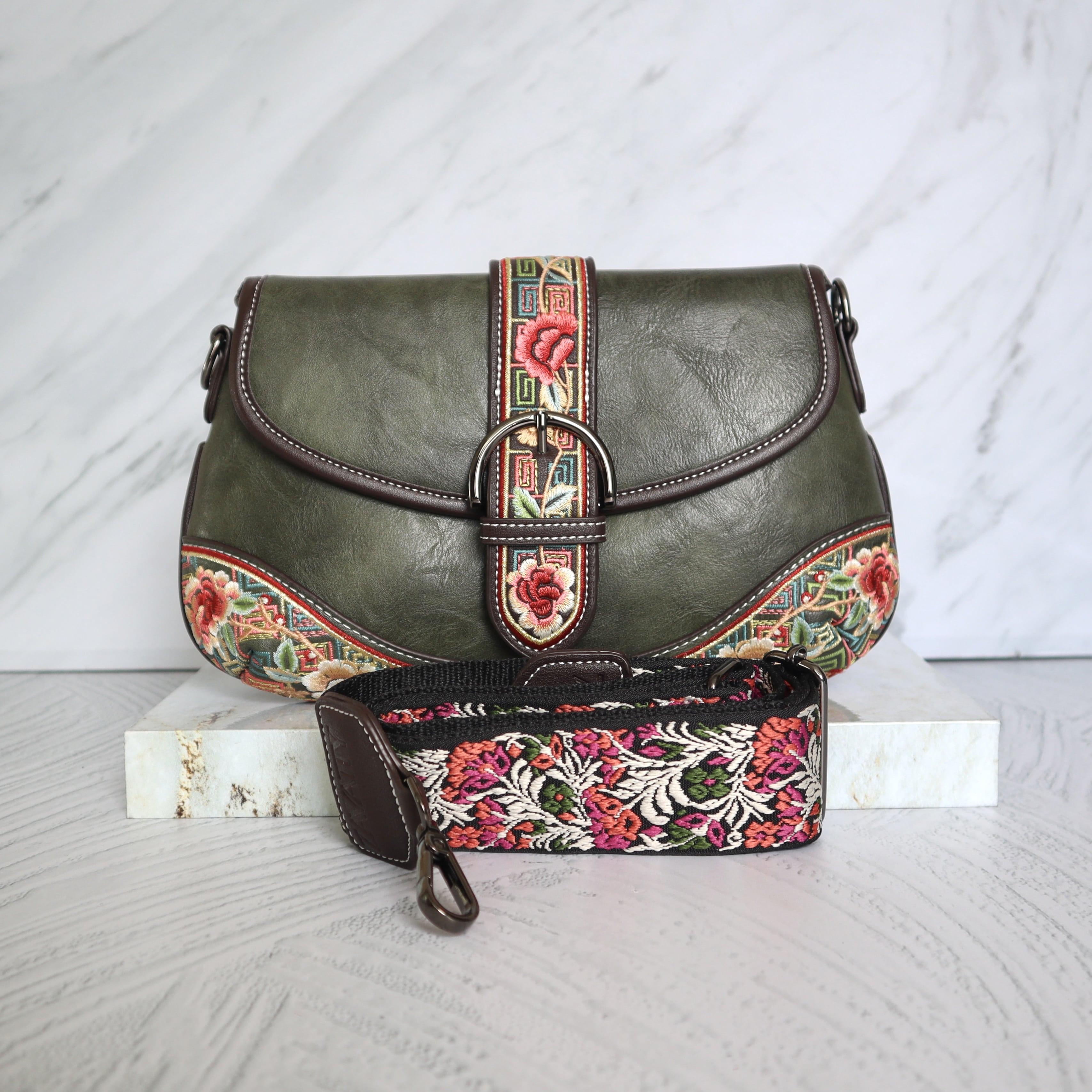 Bolso verde para mujer BOLZ1651