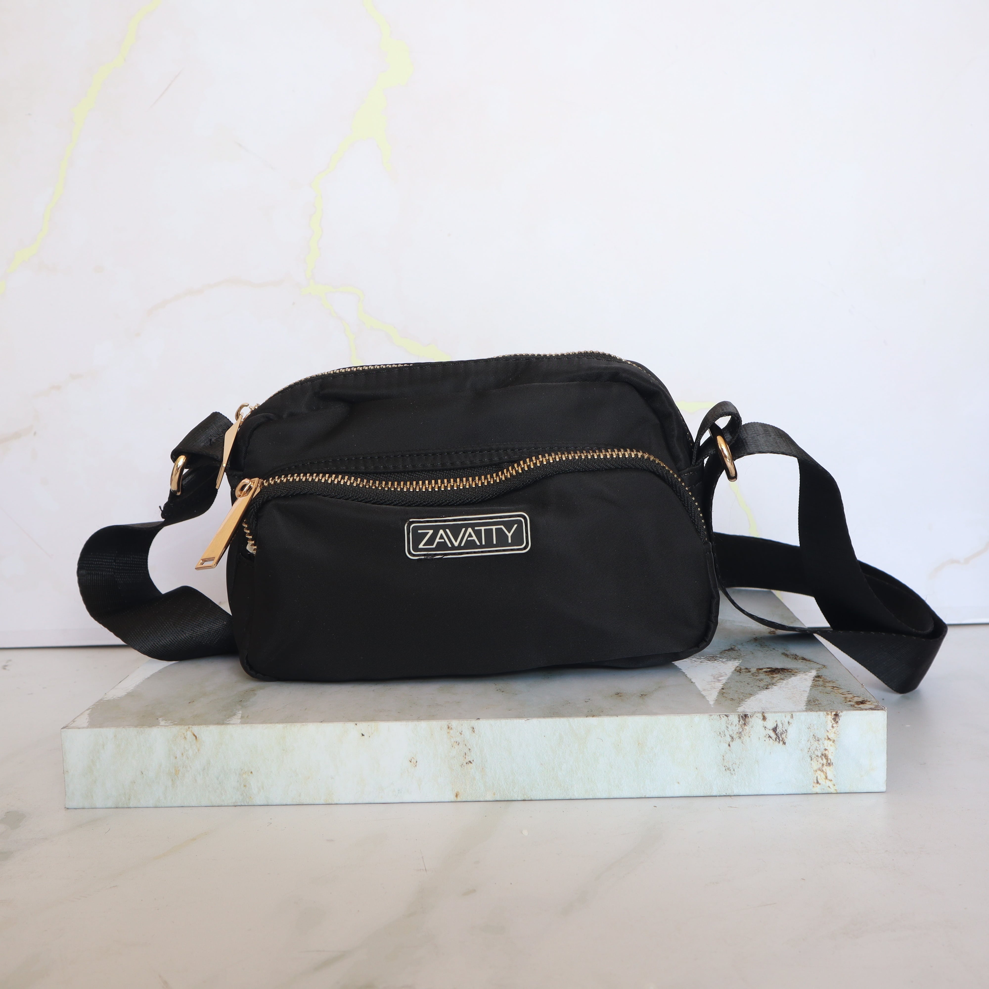 Bolso pequeño negro para mujer BOLZ17116