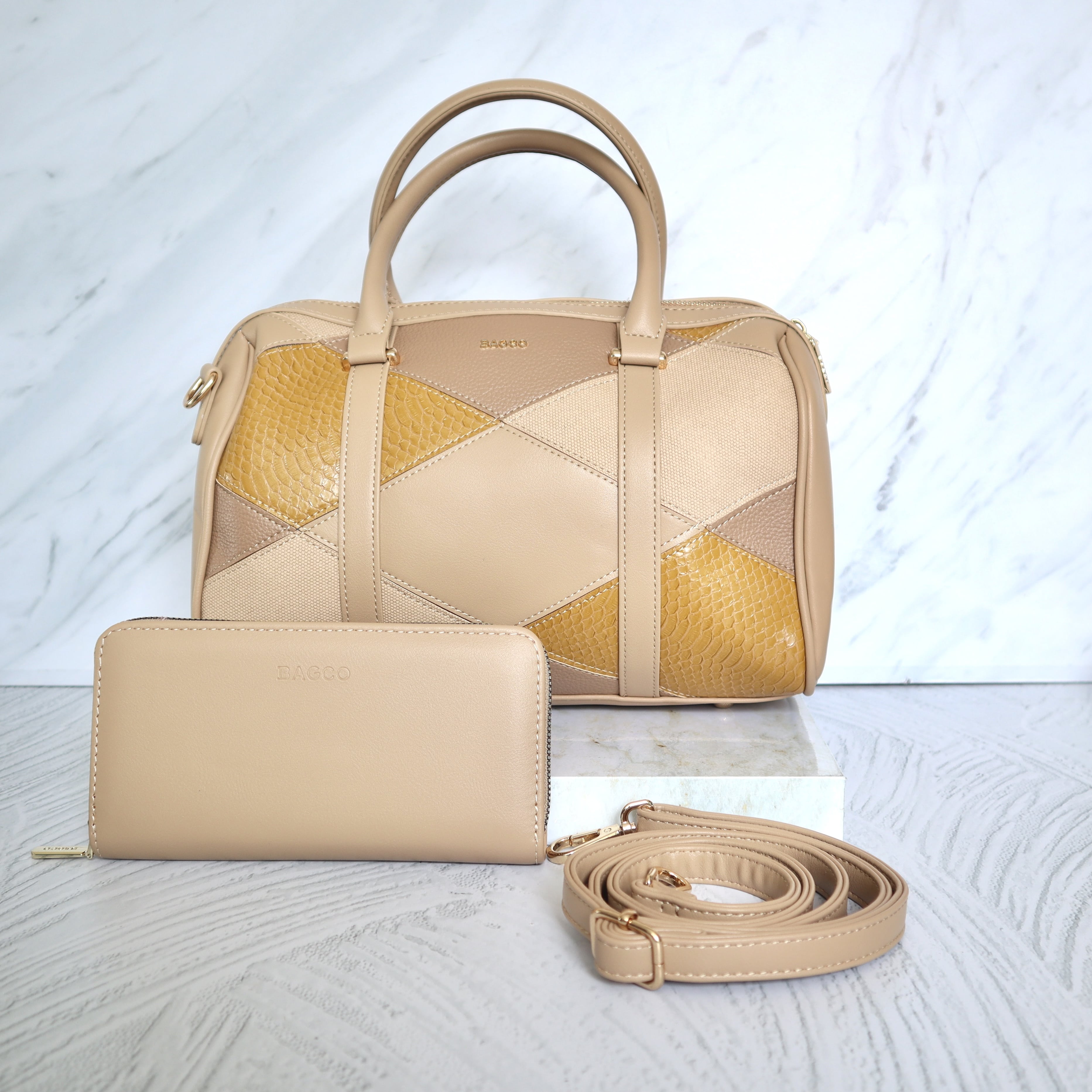 Bolso beige para mujer BOLZ2020