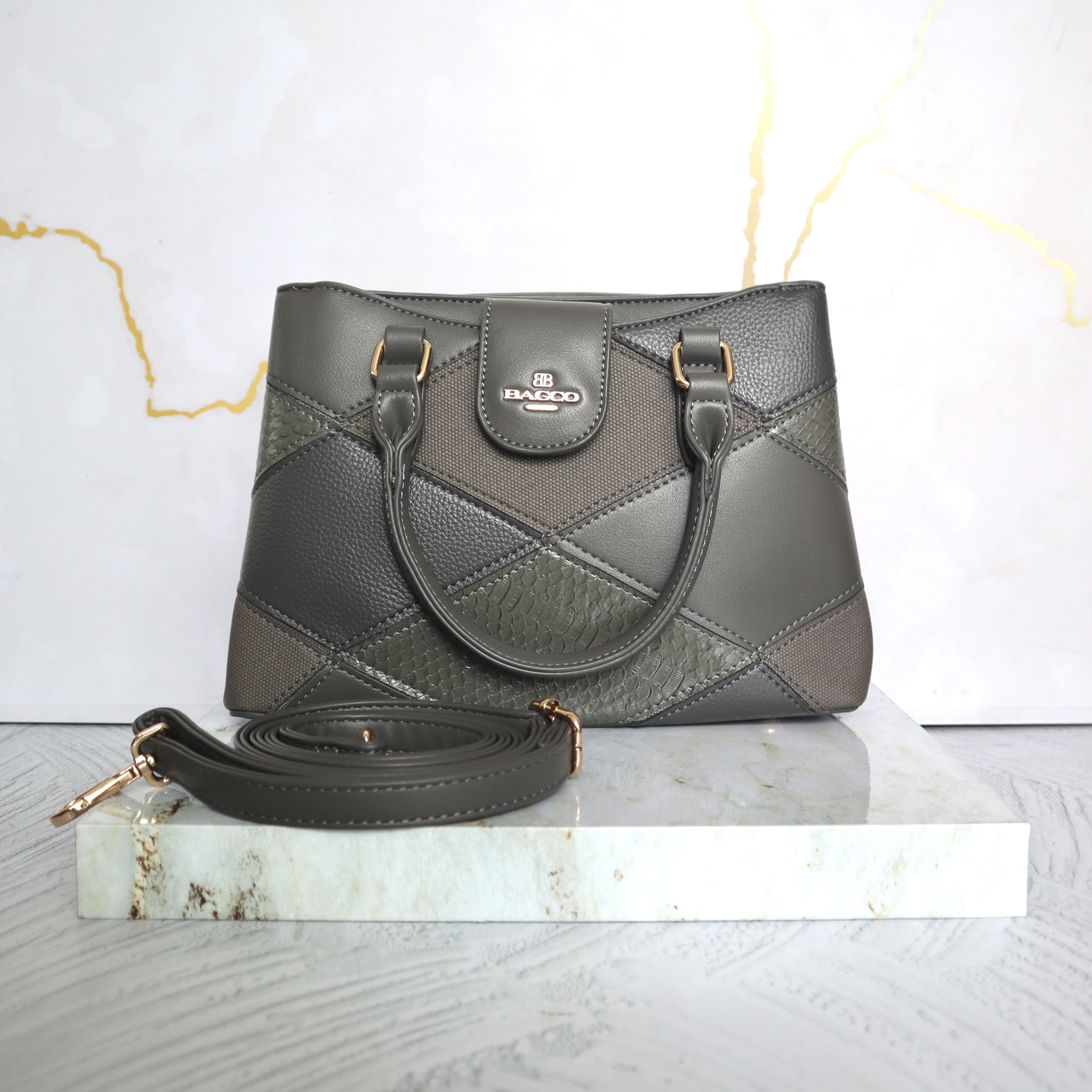 Bolso gris para mujer BOLZ2025