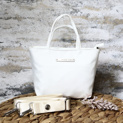 Manos libres pequeño blanco para mujer BOLZ4162