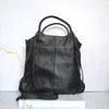 Bolso negro cuero para mujer BOLZ5048C