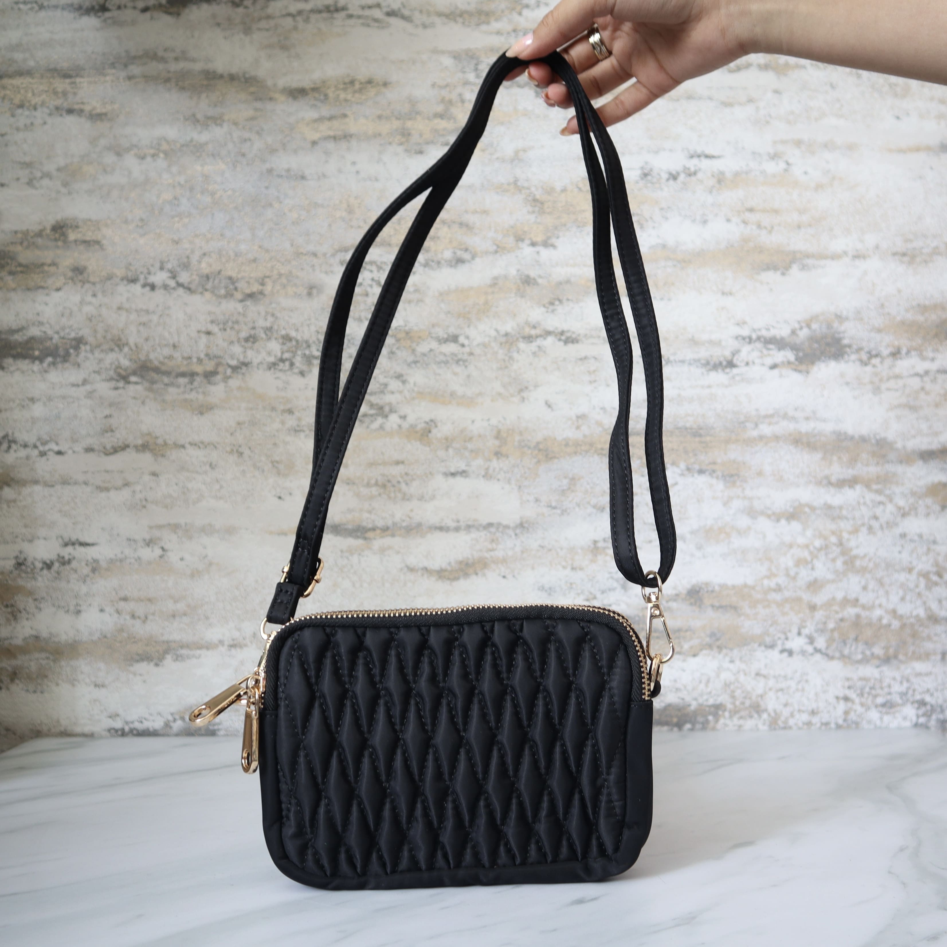 Bolso pequeño negro para mujer BOLZ527