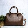 Bolso cafe cuero para mujer BOLZ6010C