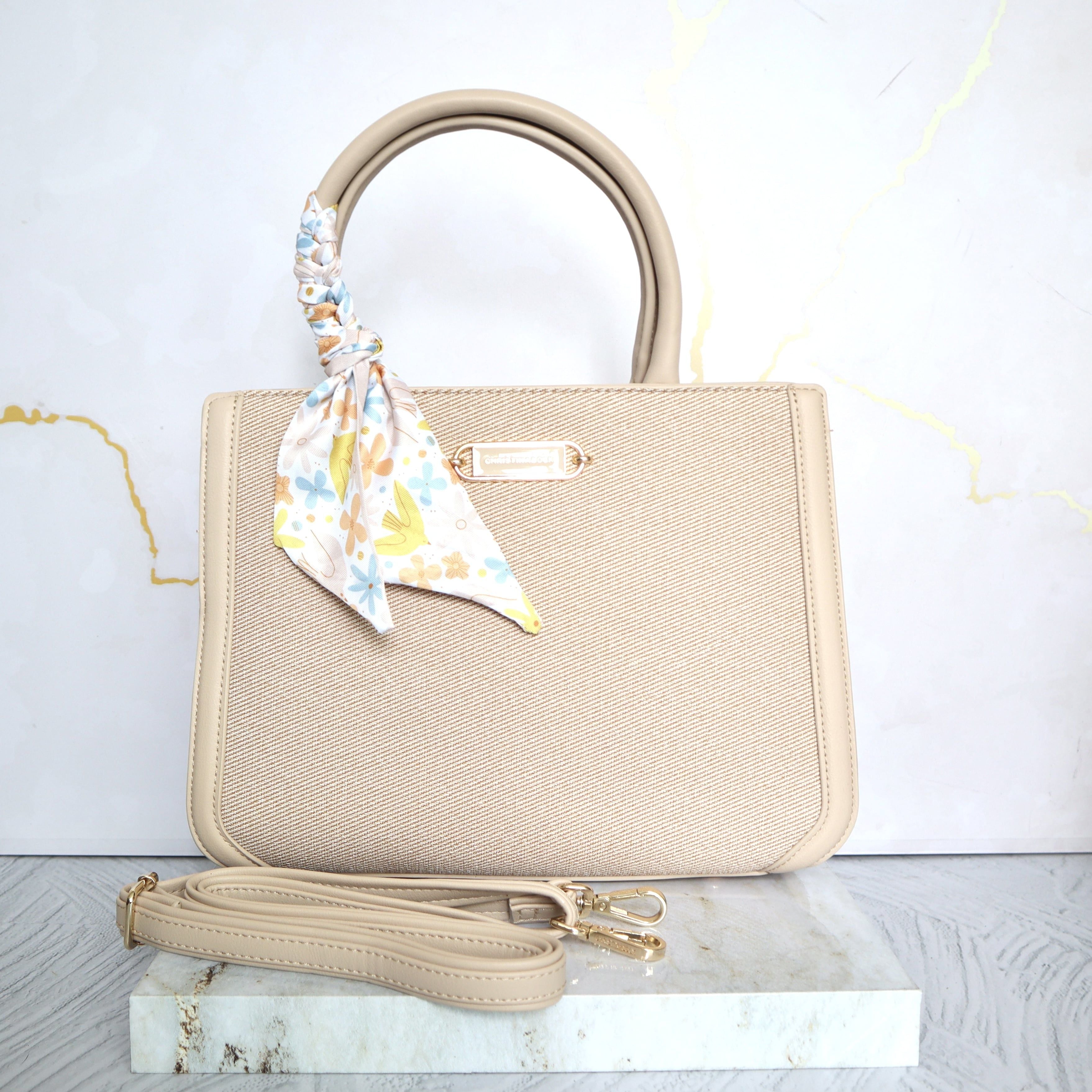 Bolso beige para mujer BOLZ6895