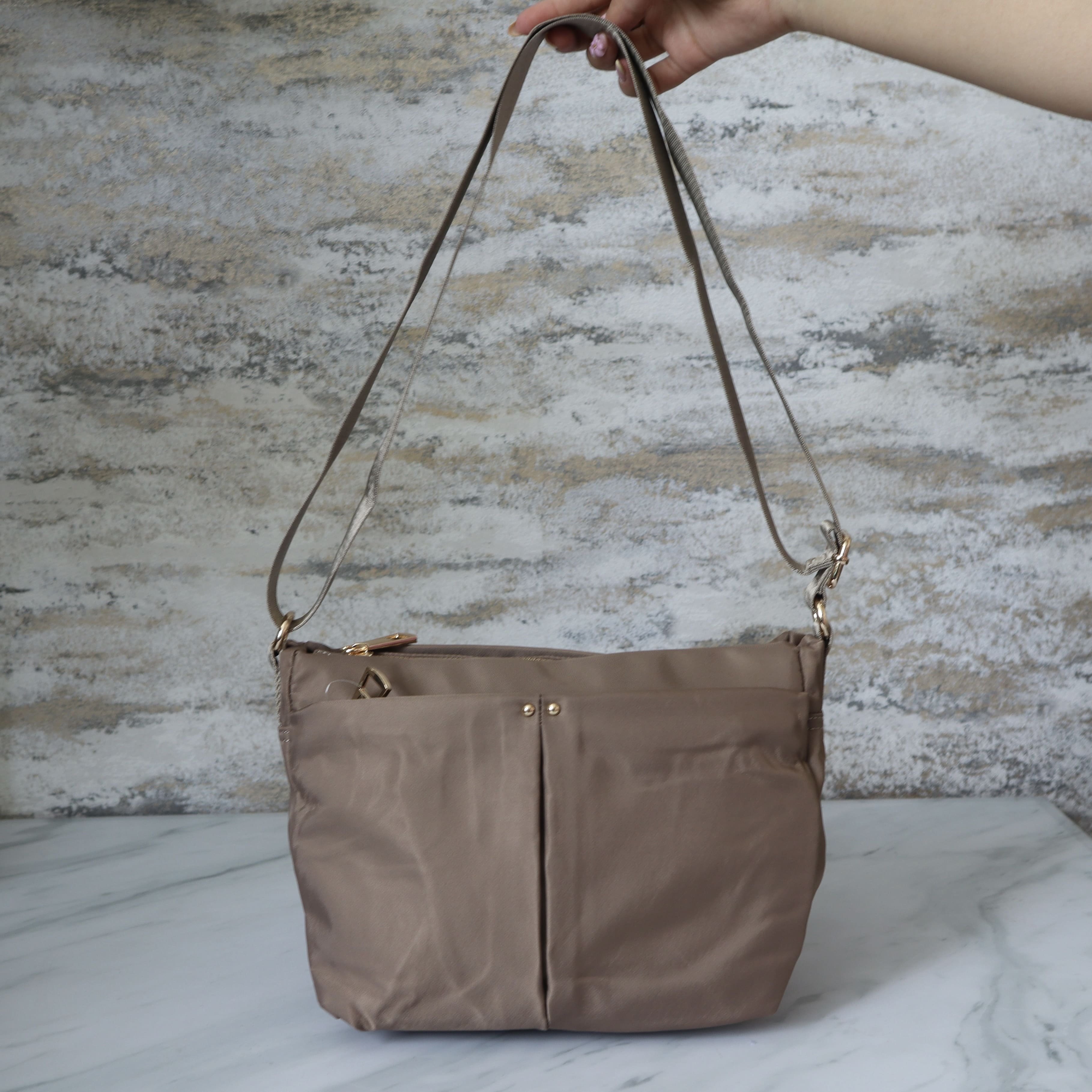 Bolso pequeño cafe para mujer BOLZ7167