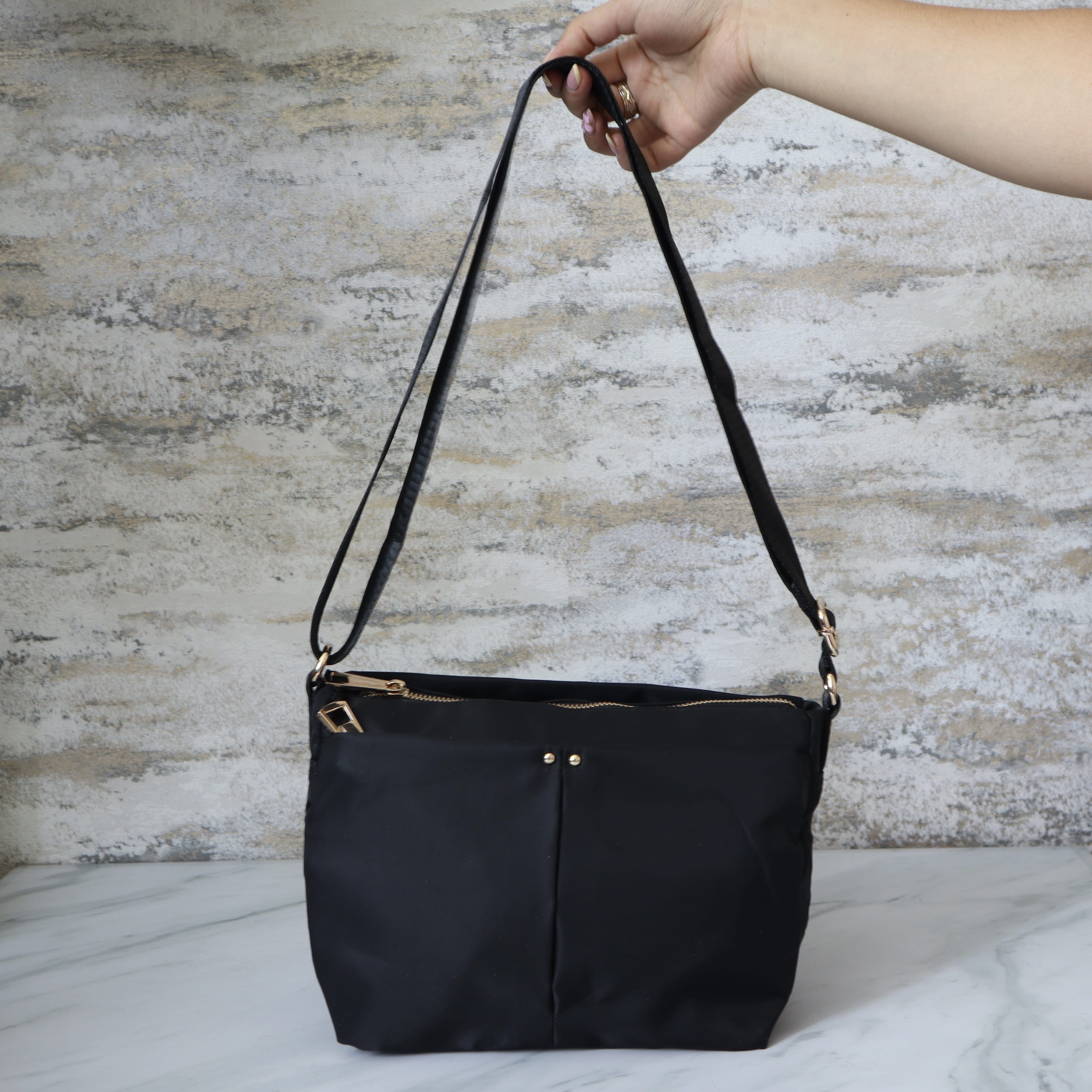 Bolso pequeño negro para mujer BOLZ7167