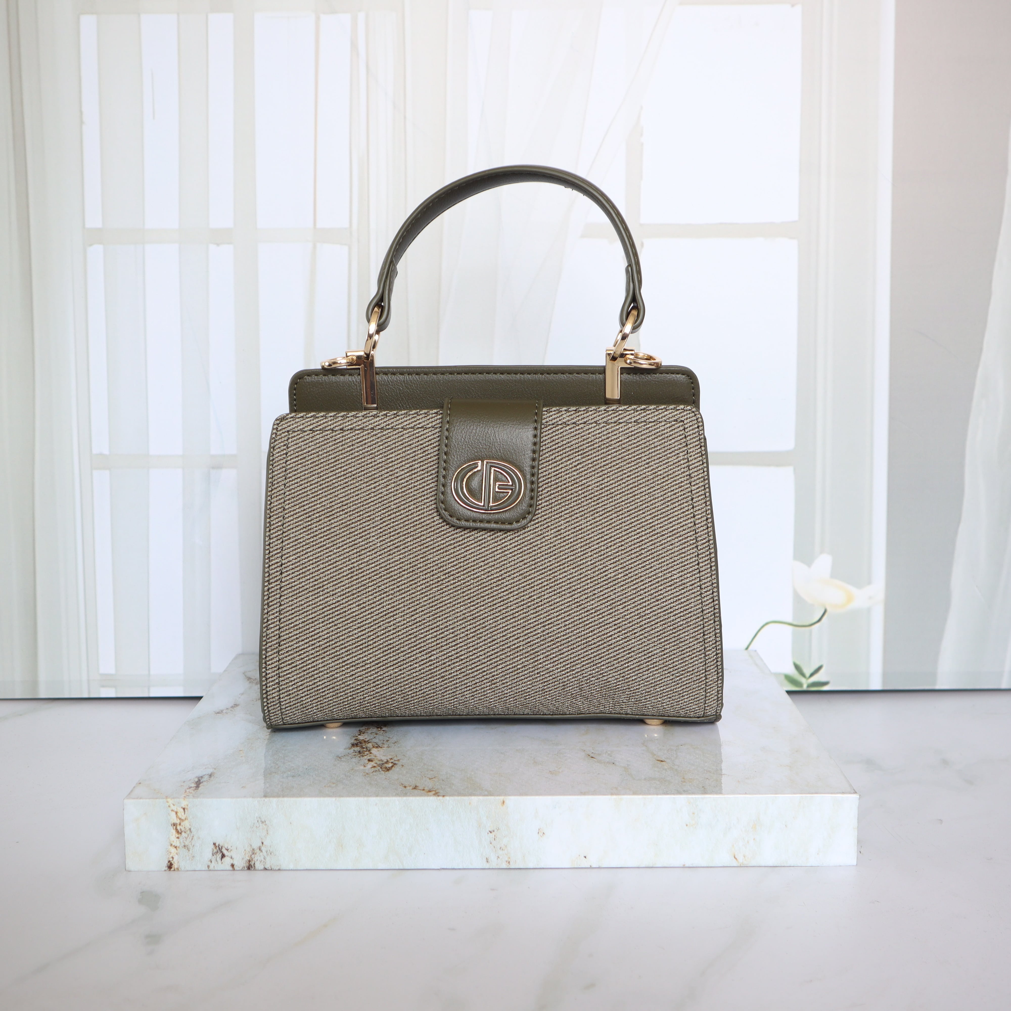 Bolso pequeño verde para mujer BOLZ7235