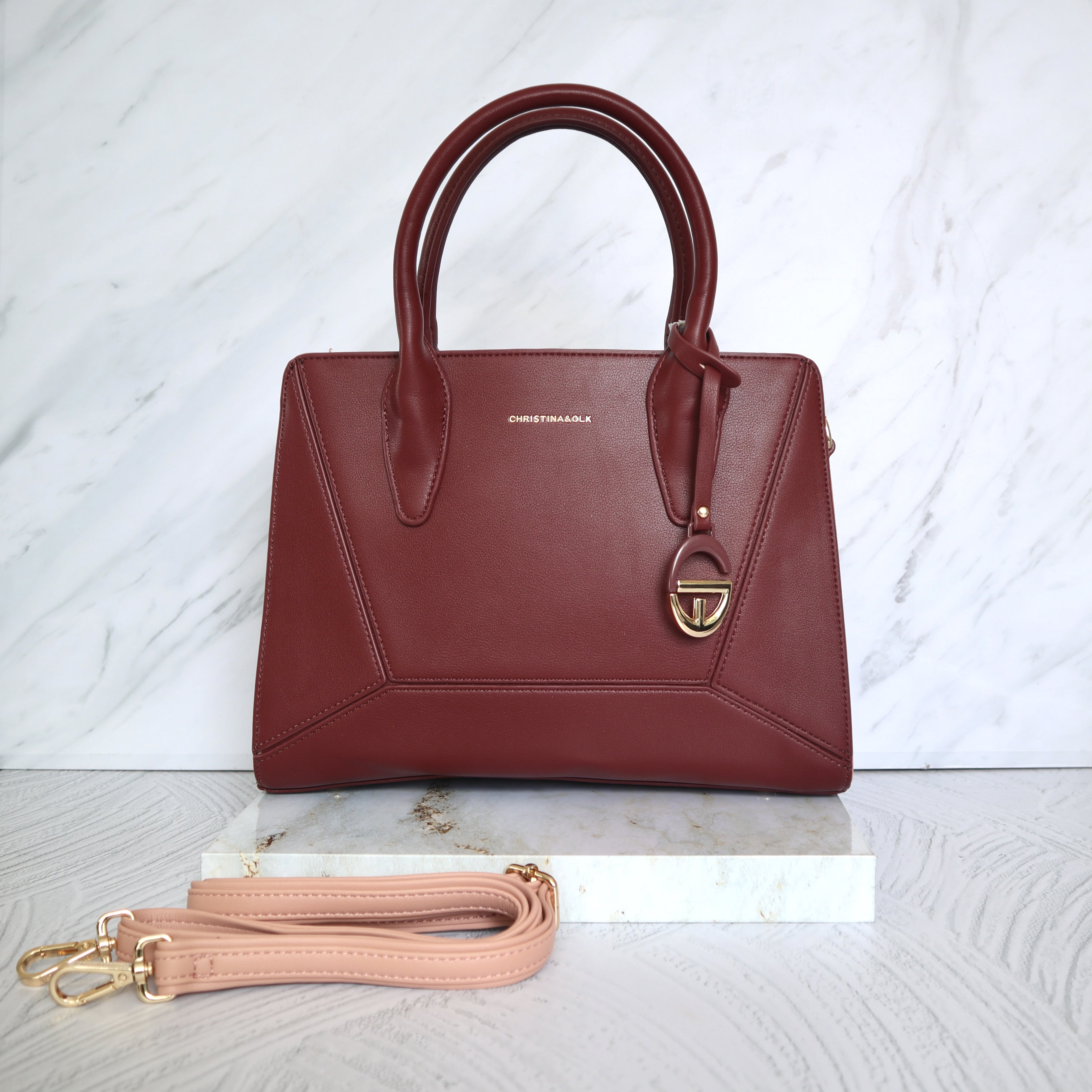Bolso vinotinto para mujer BOLZ7257