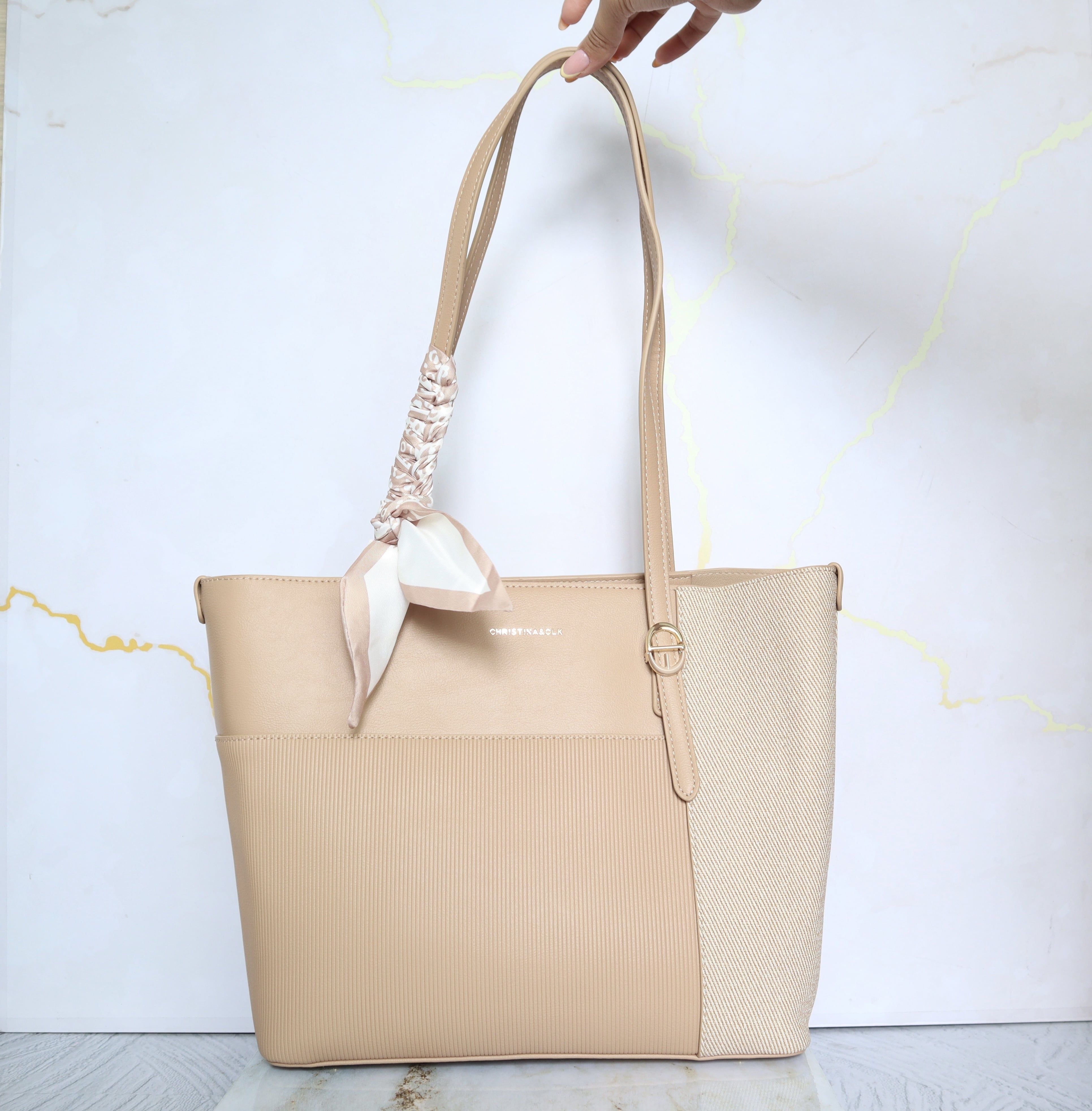 Bolso beige para mujer BOLZ7273