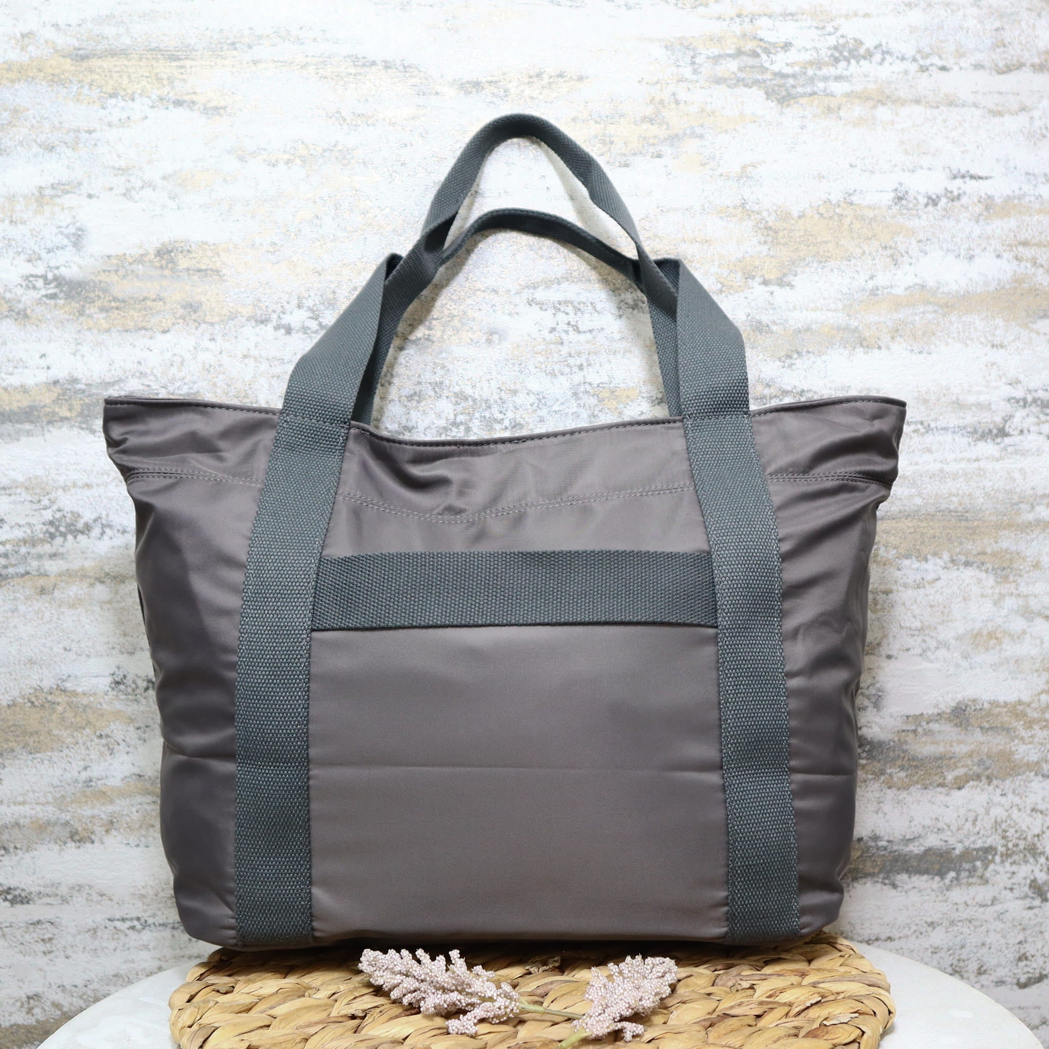 Bolso gris oscuro para mujer BOLZ8128