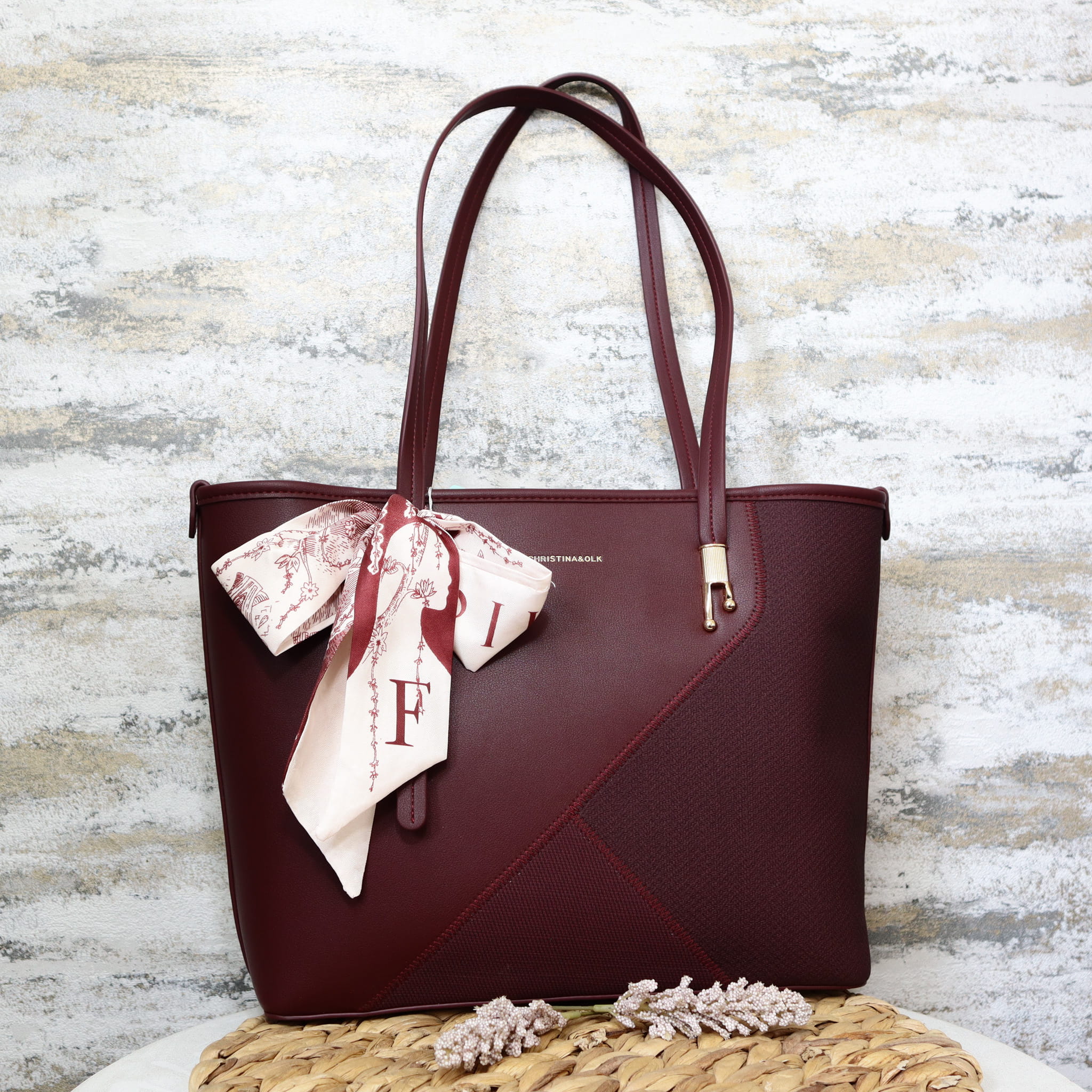 Bolso vinotinto para mujer BOLZ8224