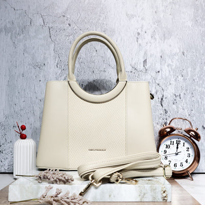 Bolso beige para mujer BOLZ8250-1