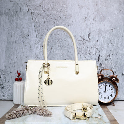 Bolso beige para mujer BOLZ8376