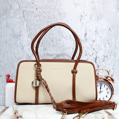 Bolso beige para mujer BOLZ8388