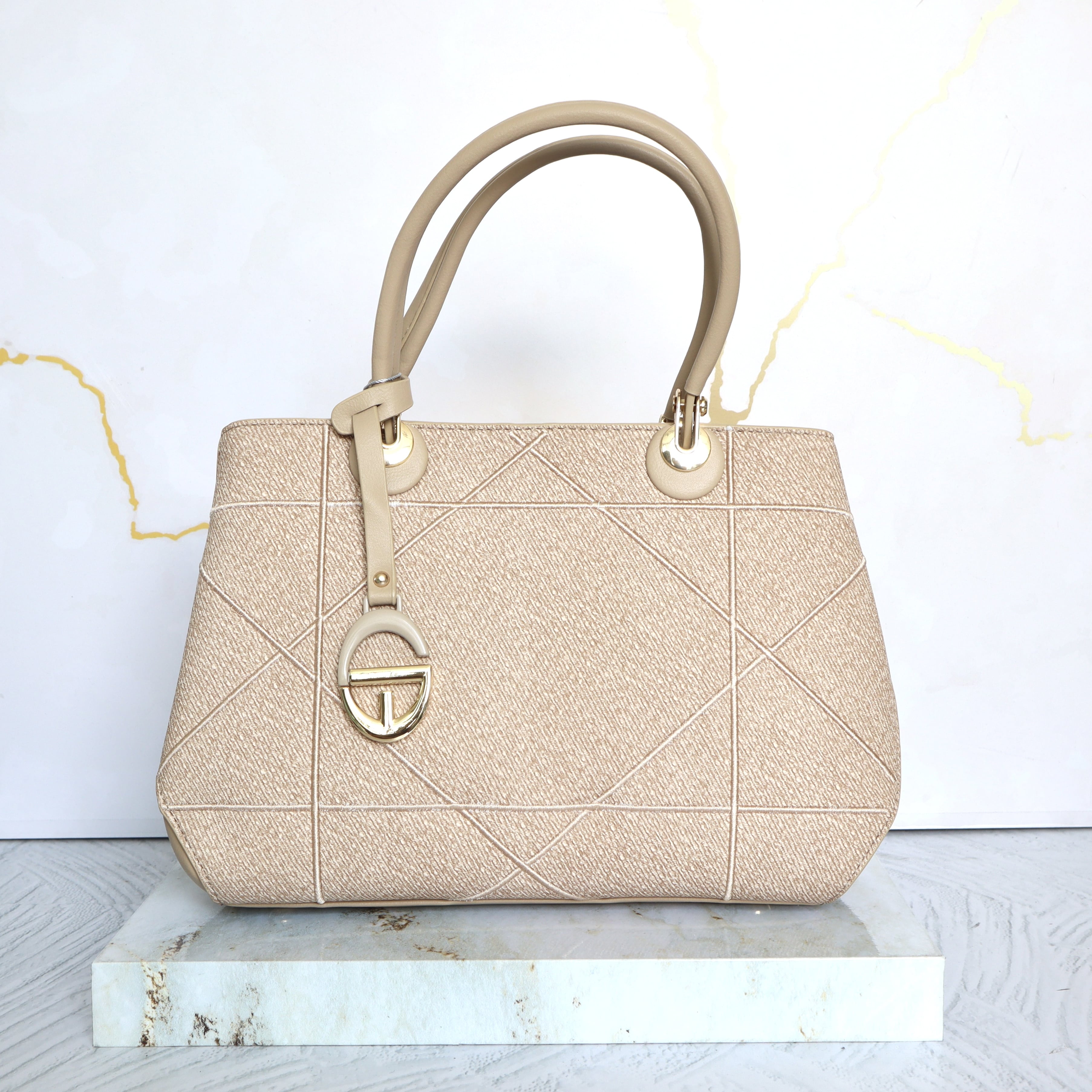 Bolso beige para mujer BOLZ8481