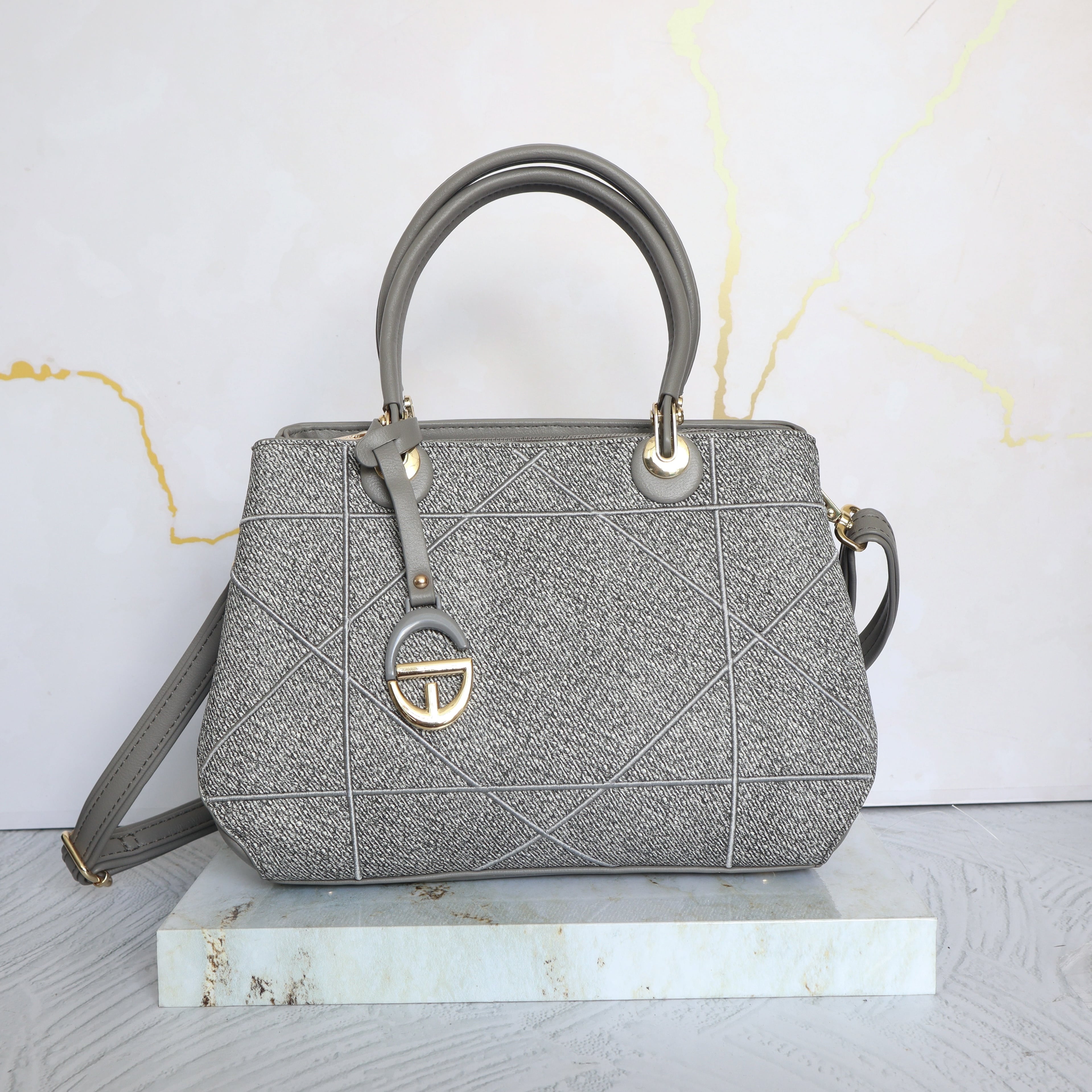 Bolso gris para mujer BOLZ8481