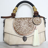 Bolso beige para mujer BOLZ8771