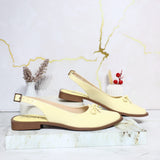 Baleta amarillo charol para mujer 0186-Z722