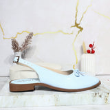 Baleta azul bebe charol para mujer 0186-Z722