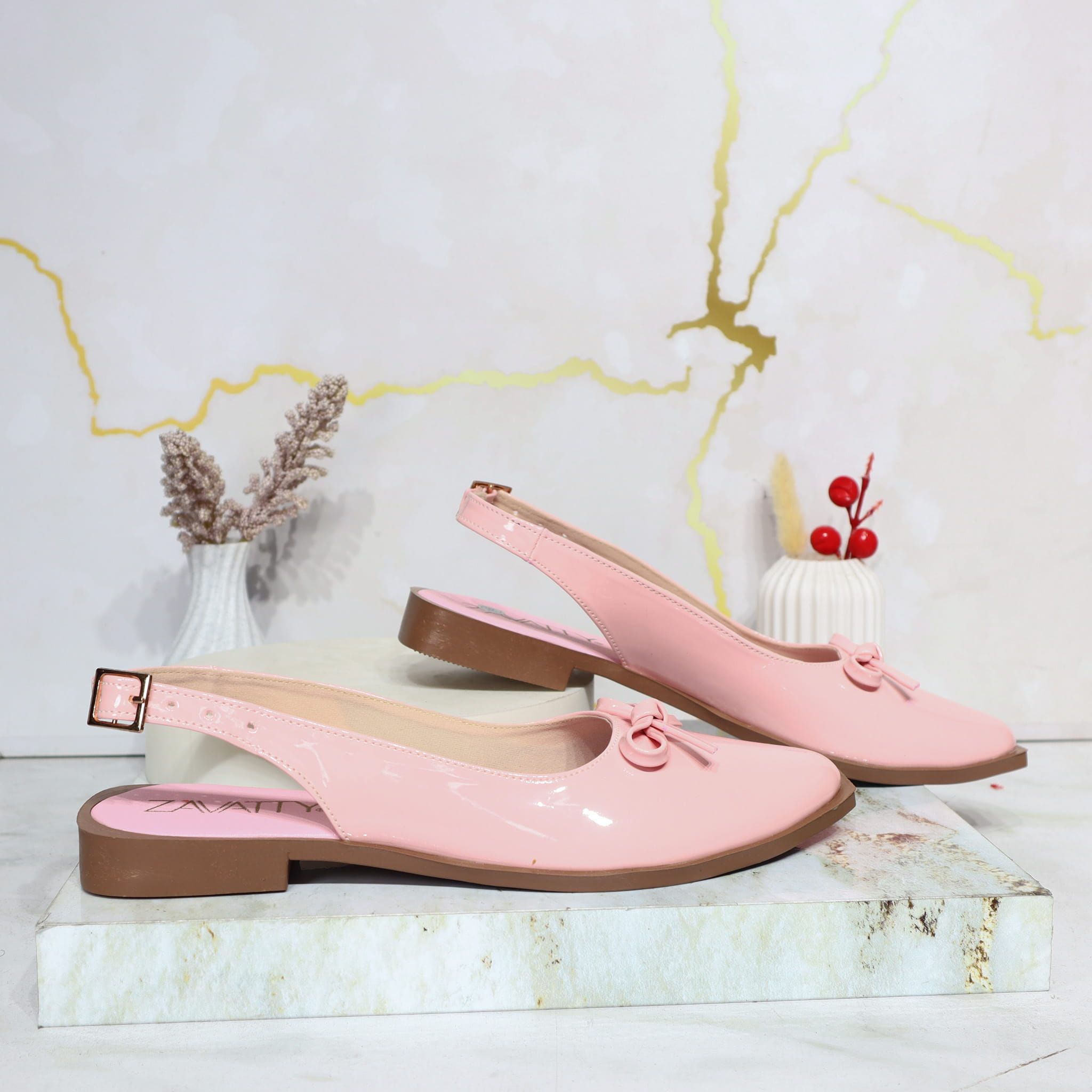 Baleta rosado charol para mujer 0186-Z722