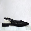 Baleta destalonada negro para mujer 032-Z720