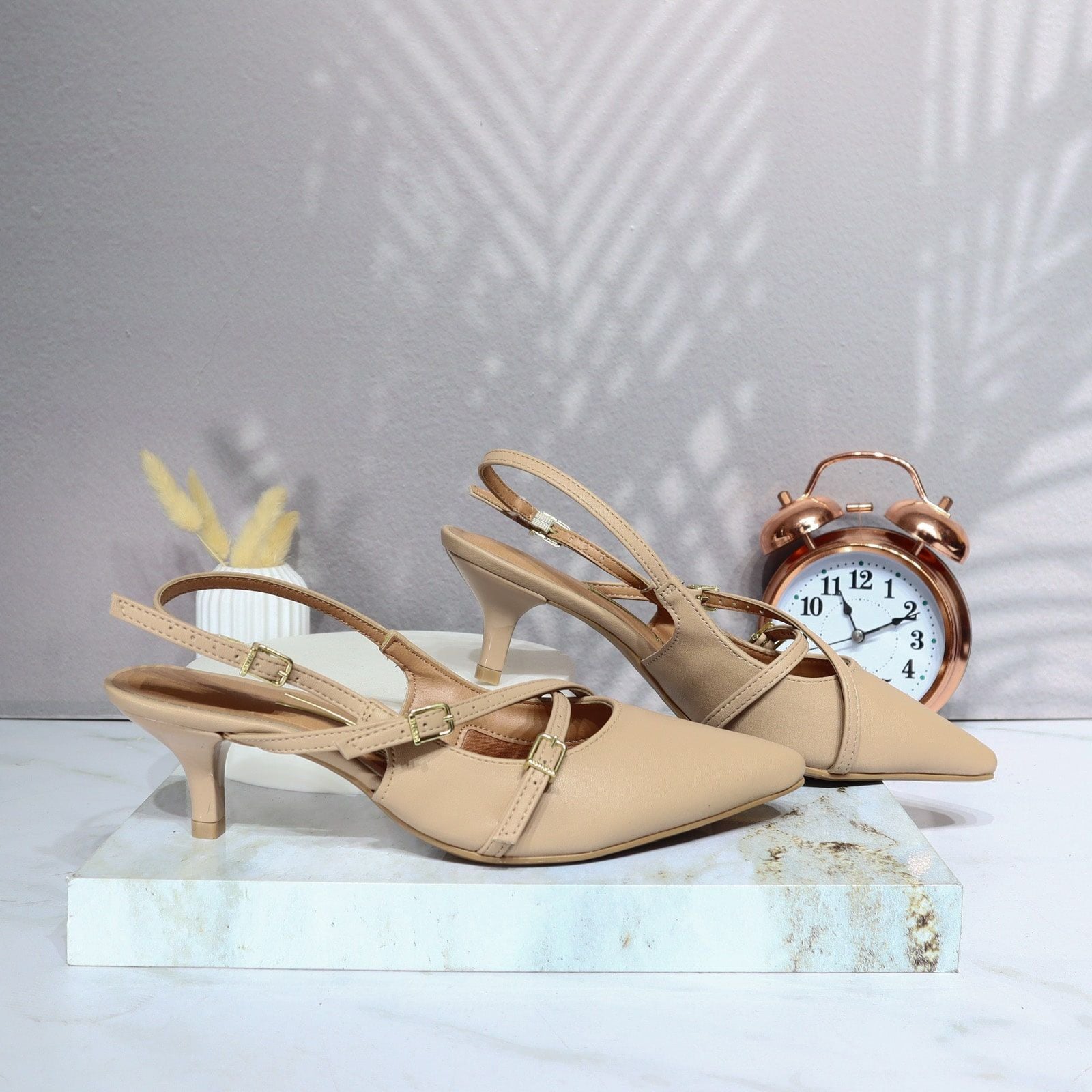 Sandalia tacon nude para mujer 1122-Z642