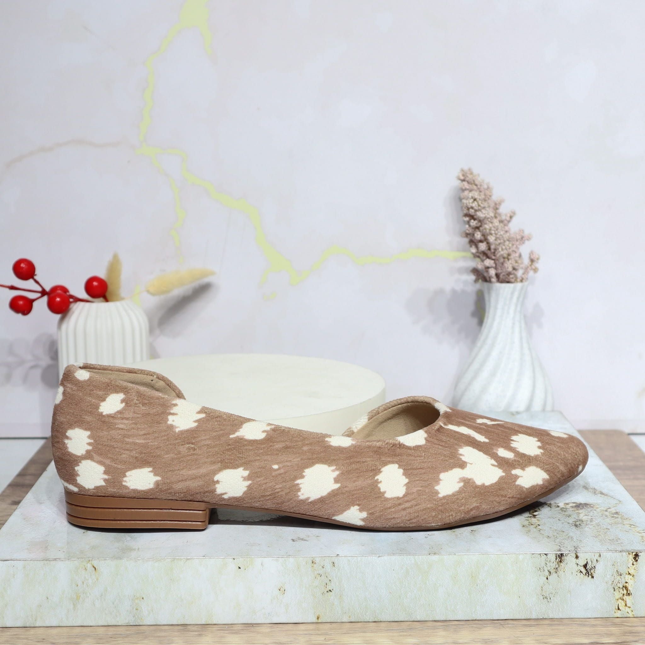 Baleta bambi taupe para mujer 1166-Z147